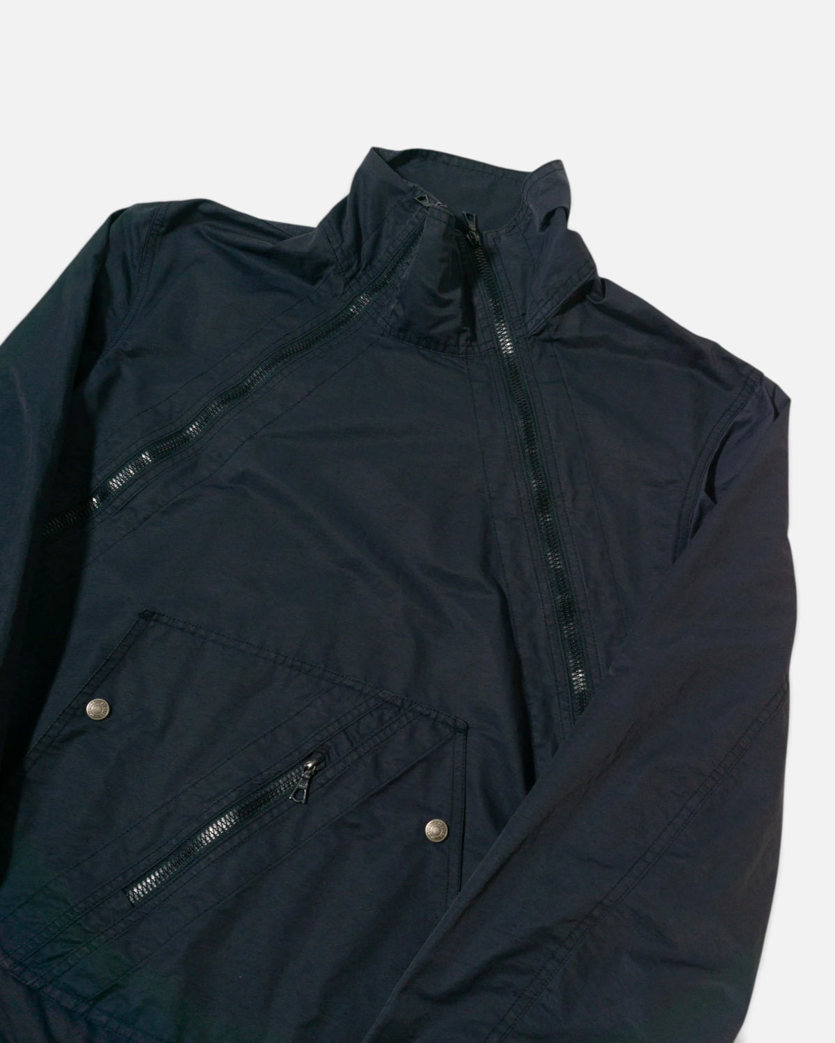 Chaqueta Sharp-eye Azul Marino Vintage — Talla M