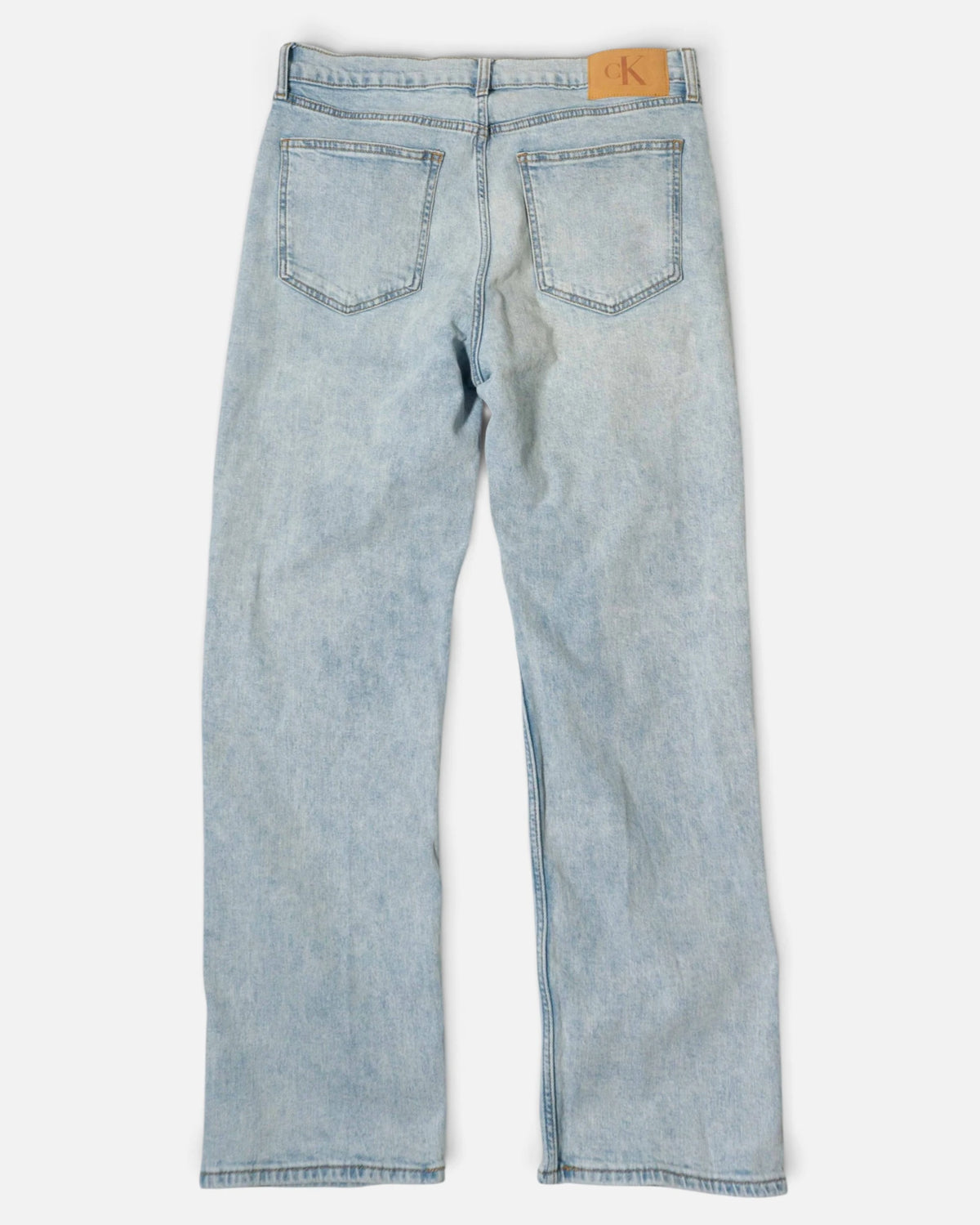 Vaqueros Calvin Klein Rectos Azul Claro — Talla W33