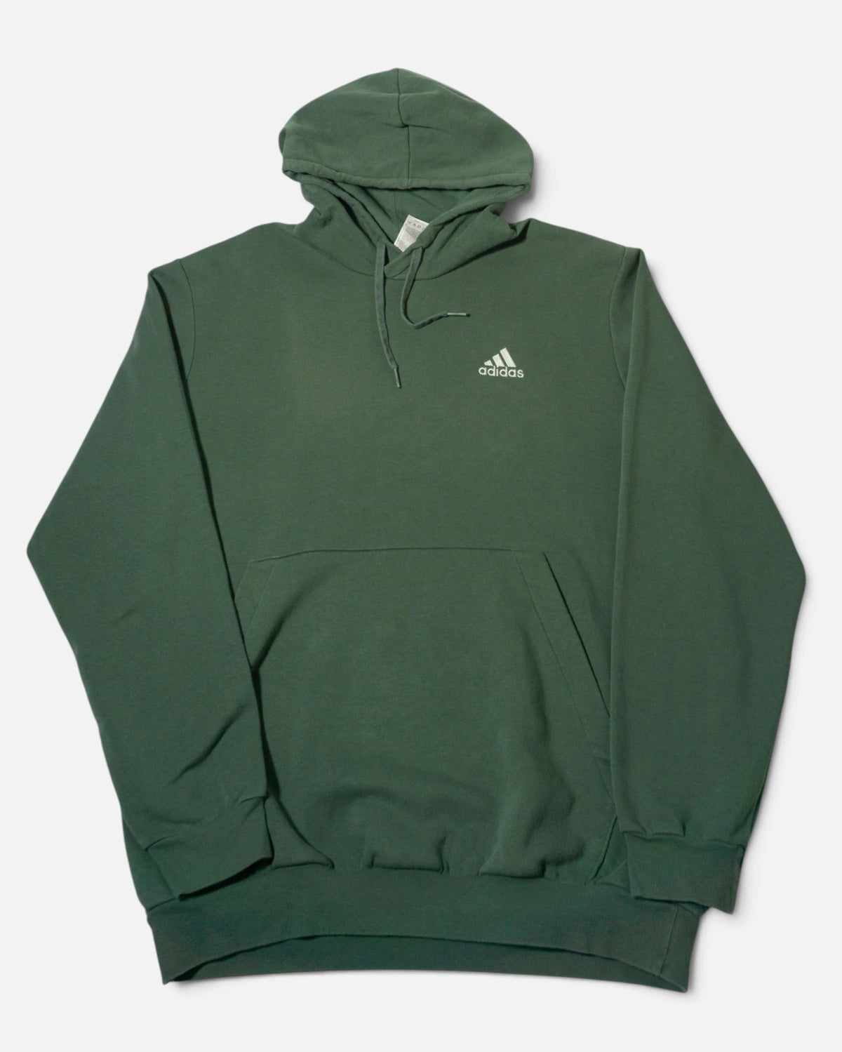Sudadera con Capucha Adidas Verde Musgo — Talla XXL