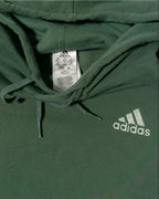 Sudadera con Capucha Adidas Verde Musgo — Talla XXL