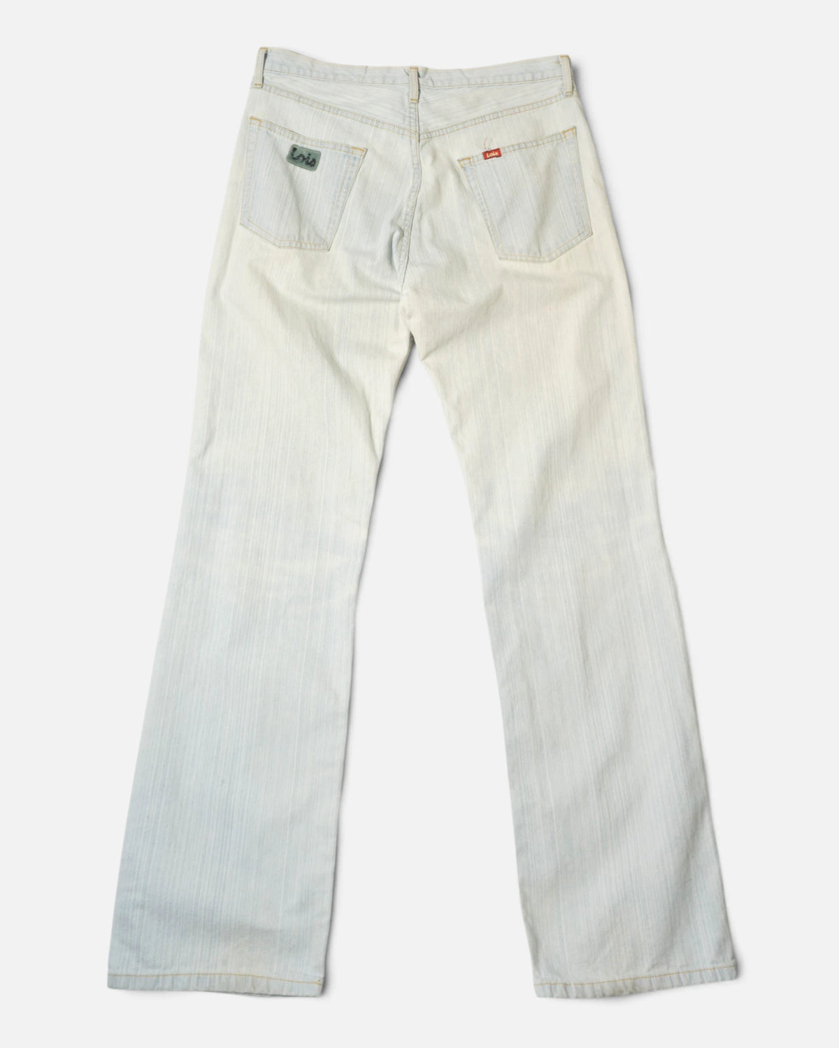Vaqueros Lois Azules Claros Vintage Rayas — Talla W34