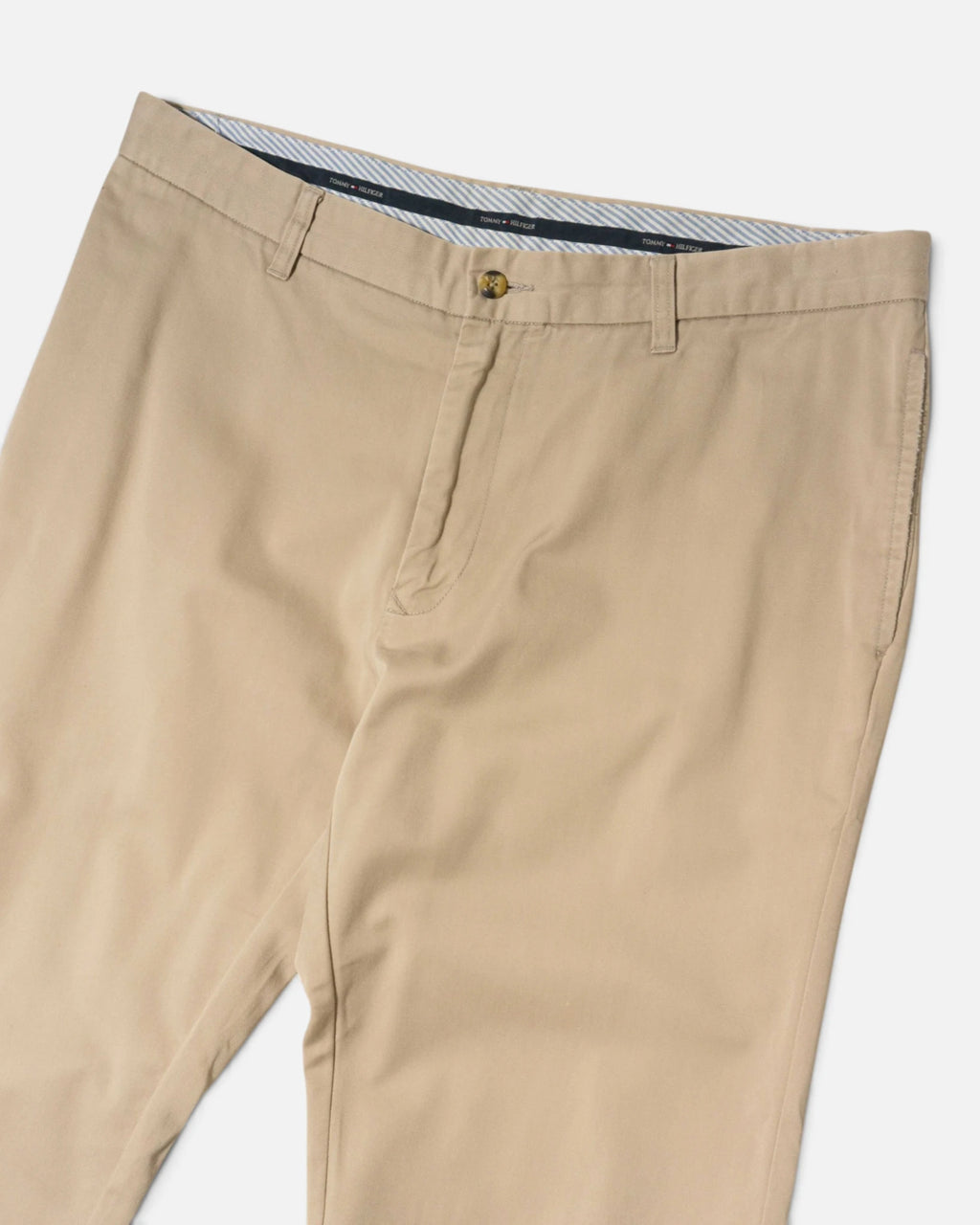 Pantalón Tommy Hilfiger Chino Beige Vintage — Talla W36
