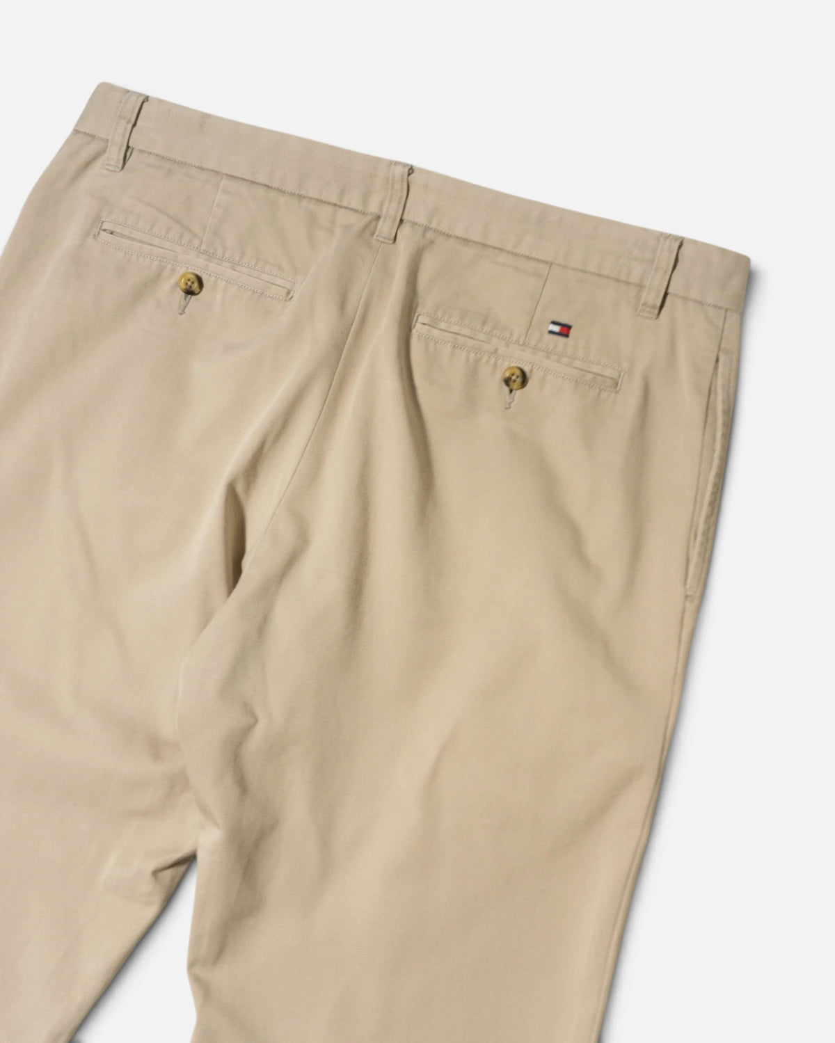 Pantalón Tommy Hilfiger Chino Beige Vintage — Talla W36