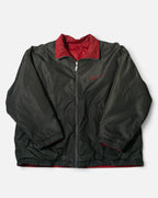 Chaqueta Nike Reversible Negra y Roja Vintage 90s — Talla L