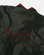 Chaqueta Nike Reversible Negra y Roja Vintage 90s — Talla L