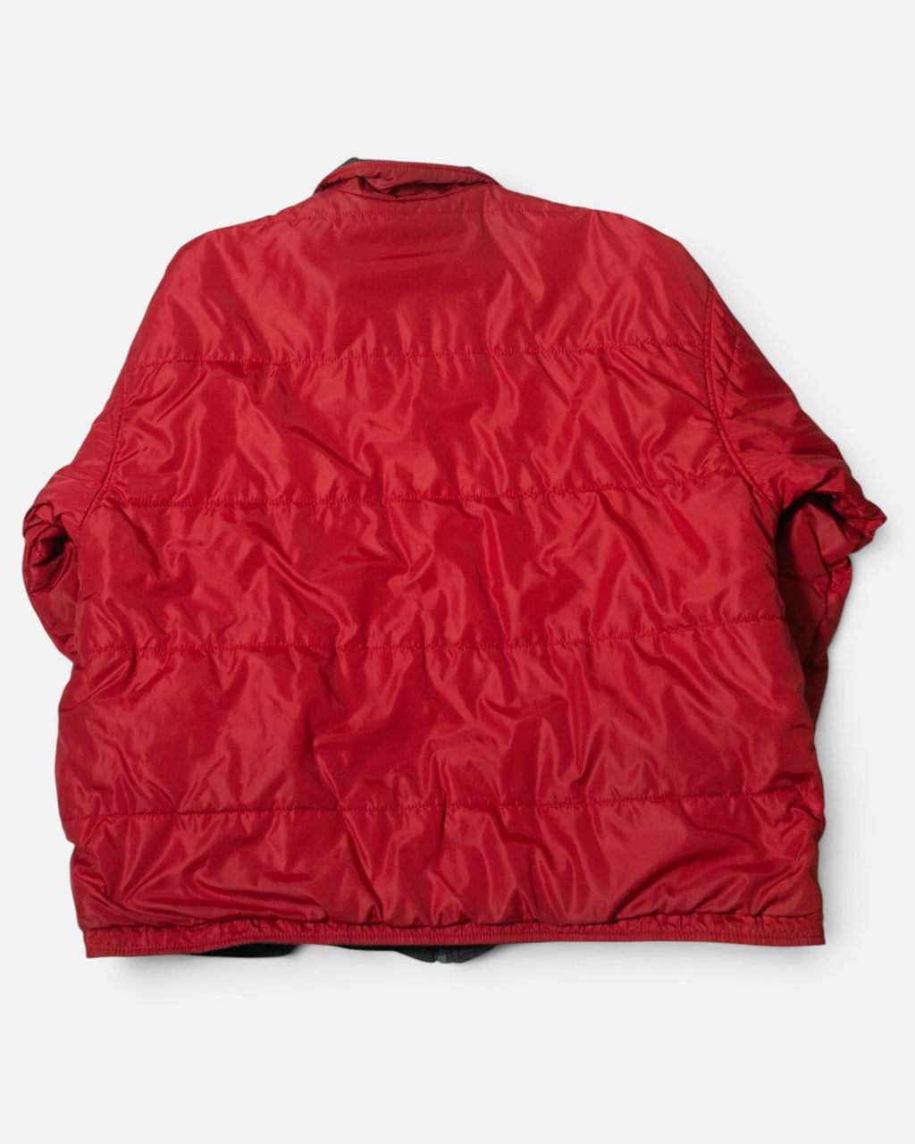 Chaqueta Nike Reversible Negra y Roja Vintage 90s — Talla L
