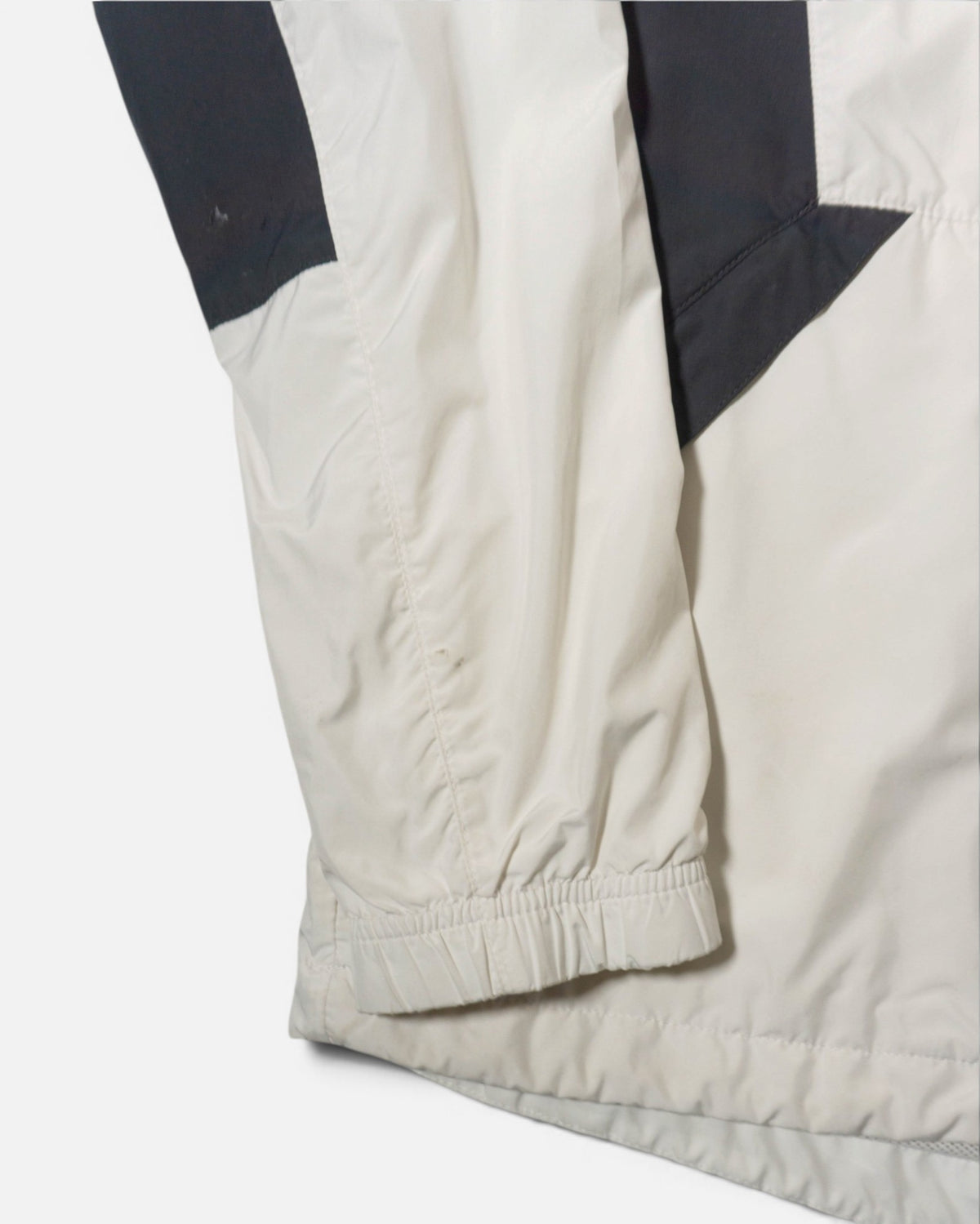Chaqueta de chándal Nike Vintage 00s blanca/gris — Talla M