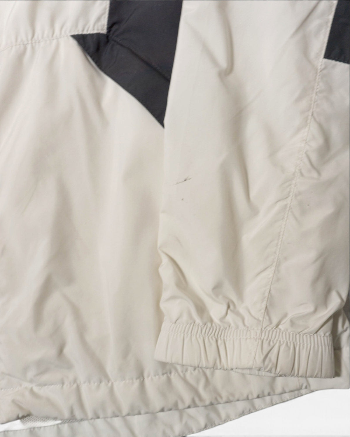 Chaqueta de chándal Nike Vintage 00s blanca/gris — Talla M