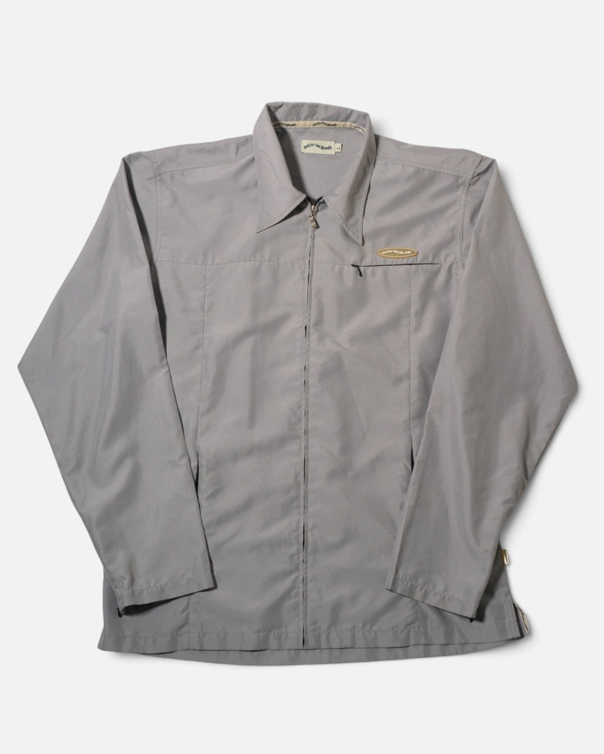 Chaqueta Cremallera Sonique Gris Vintage 00s — Talla L