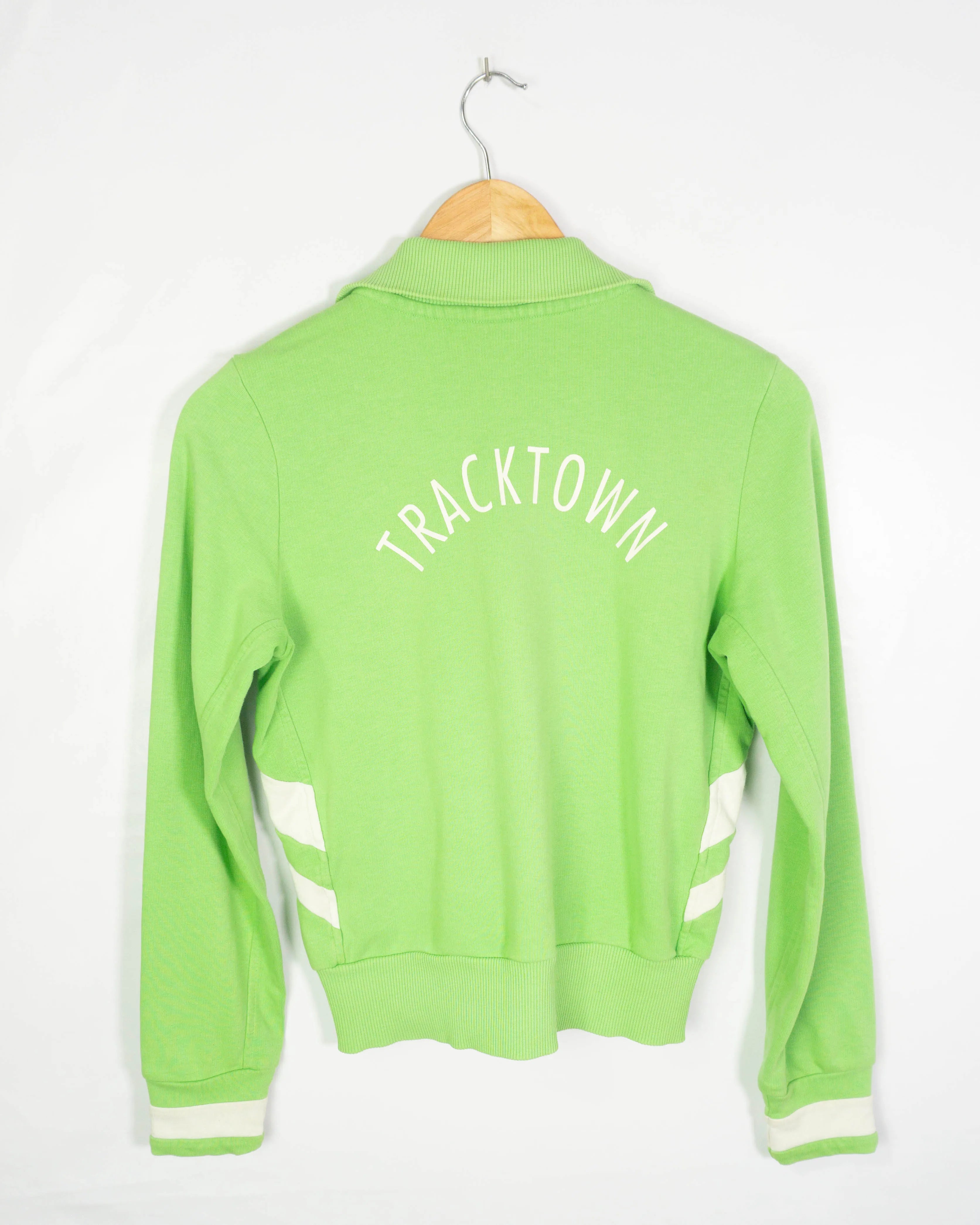 Chaqueta Deportiva Nike Vintage 00s Verde Lima Mujer — Talla S