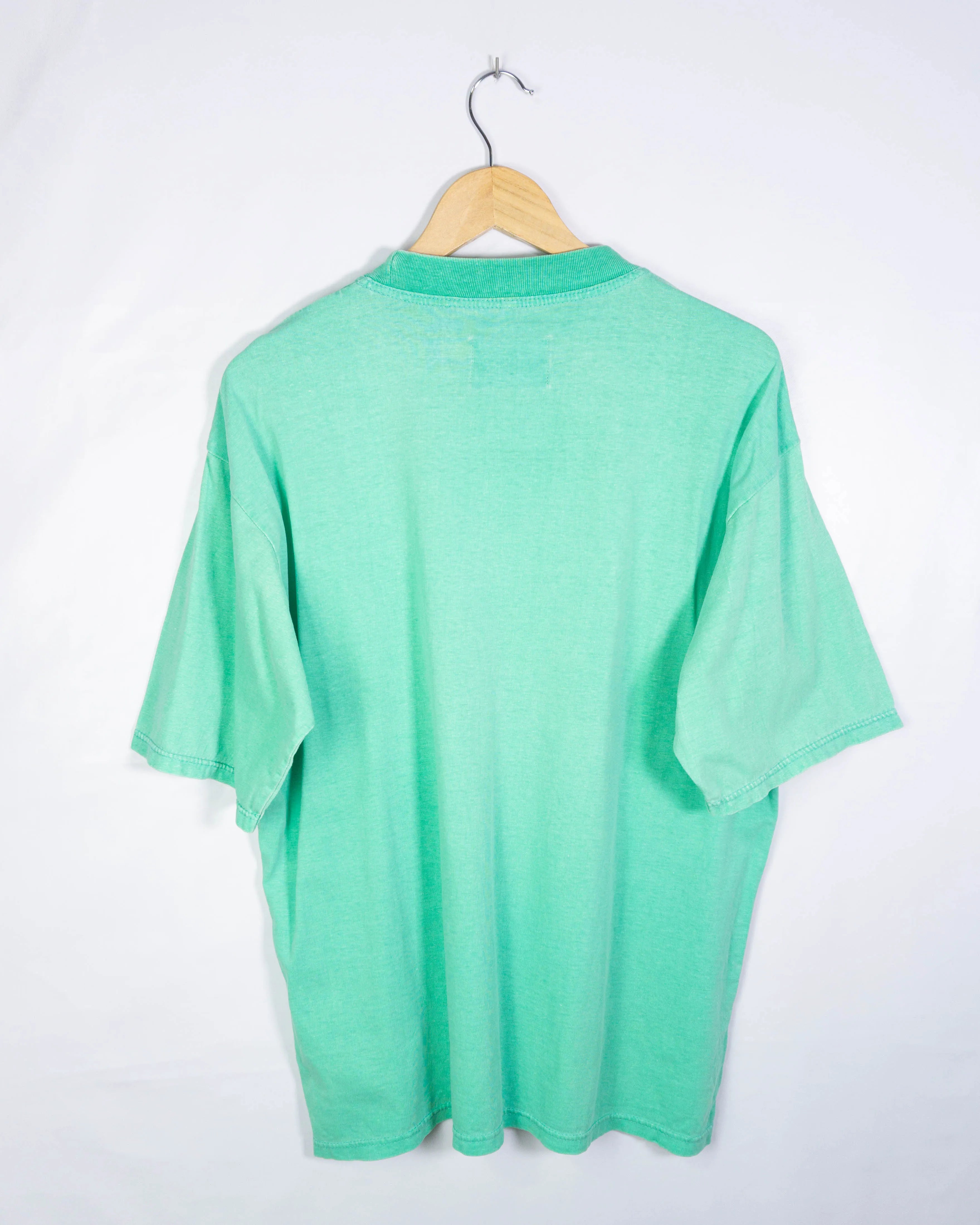 Camiseta estampada vintage 90s verde L