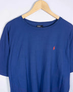 Camiseta Ralph Lauren vintage 90s azul XL