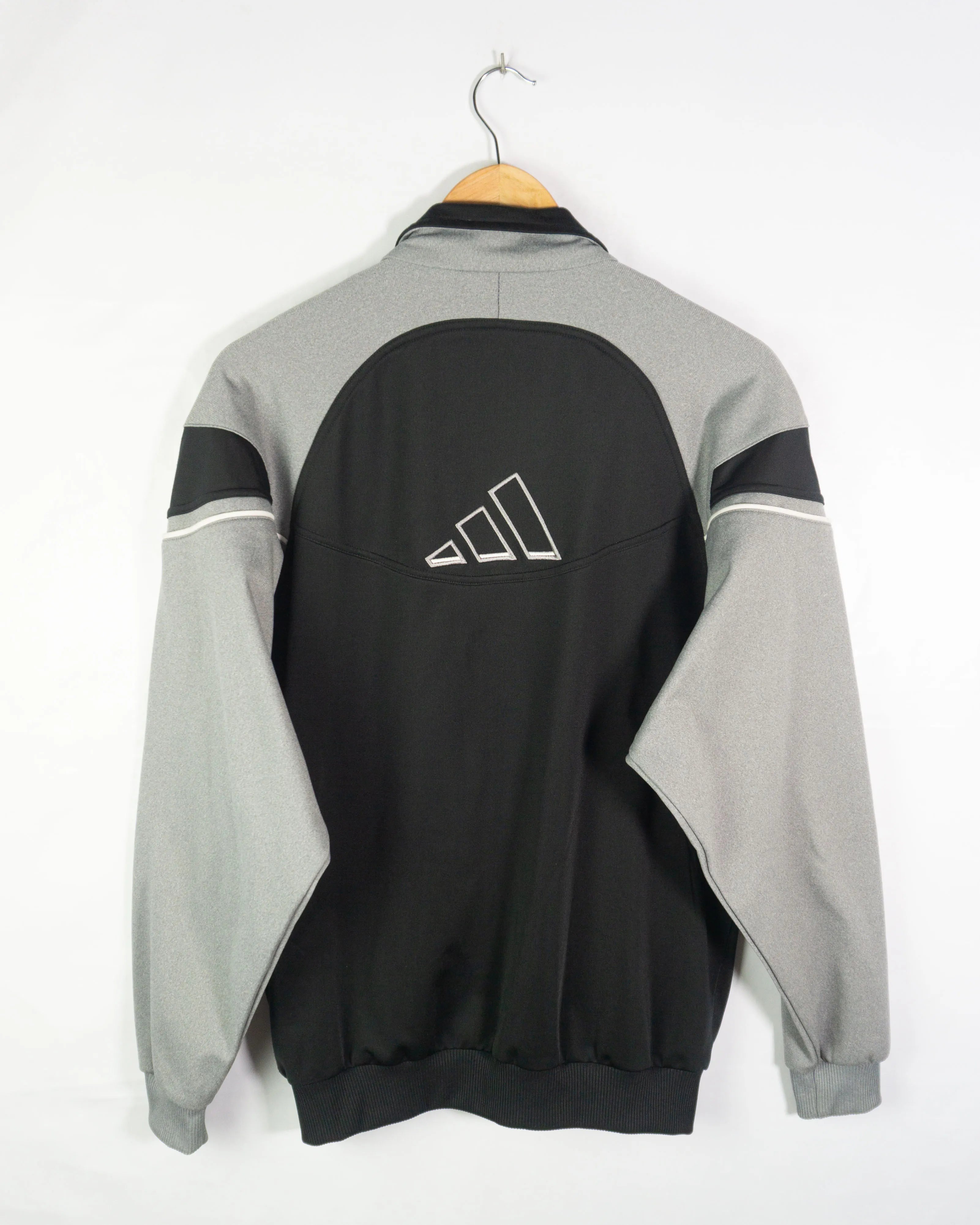 Chaqueta deportiva Adidas vintage 00s negro/gris M