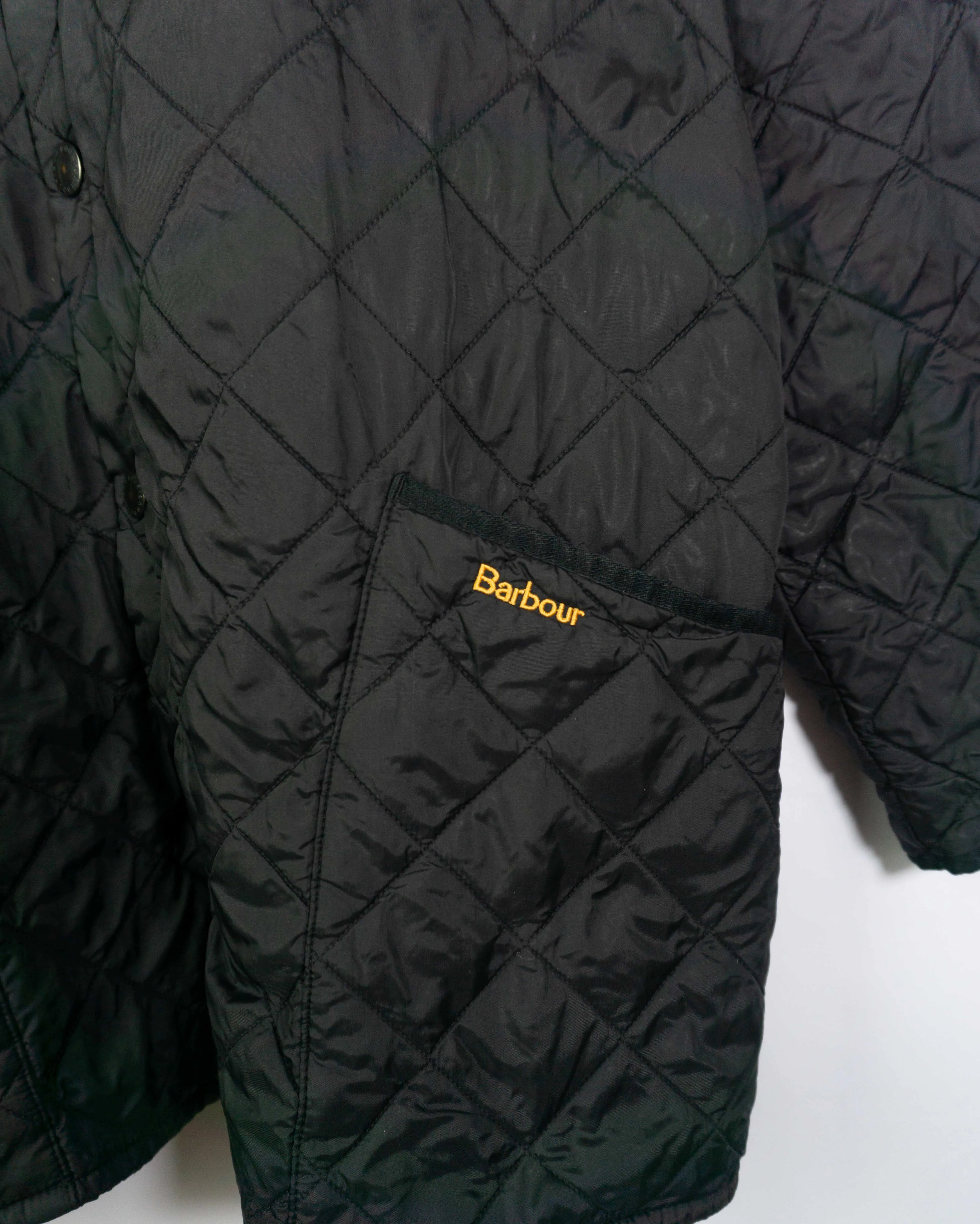 Chaqueta acolchada Barbour vintage negro XL
