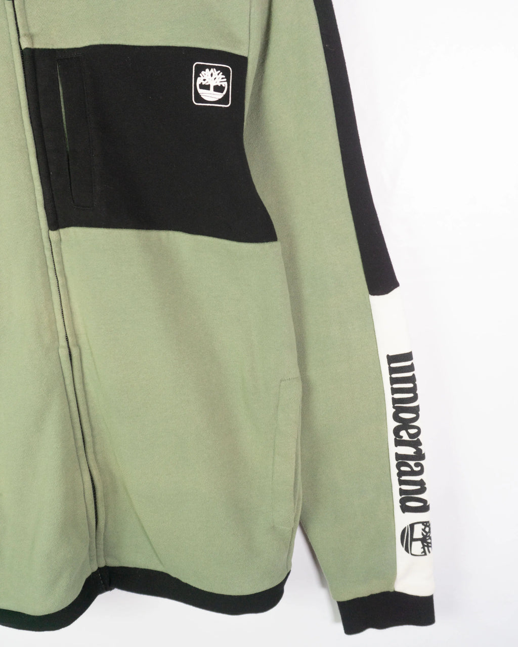 Sudadera con cremallera Timberland marrón/negro S