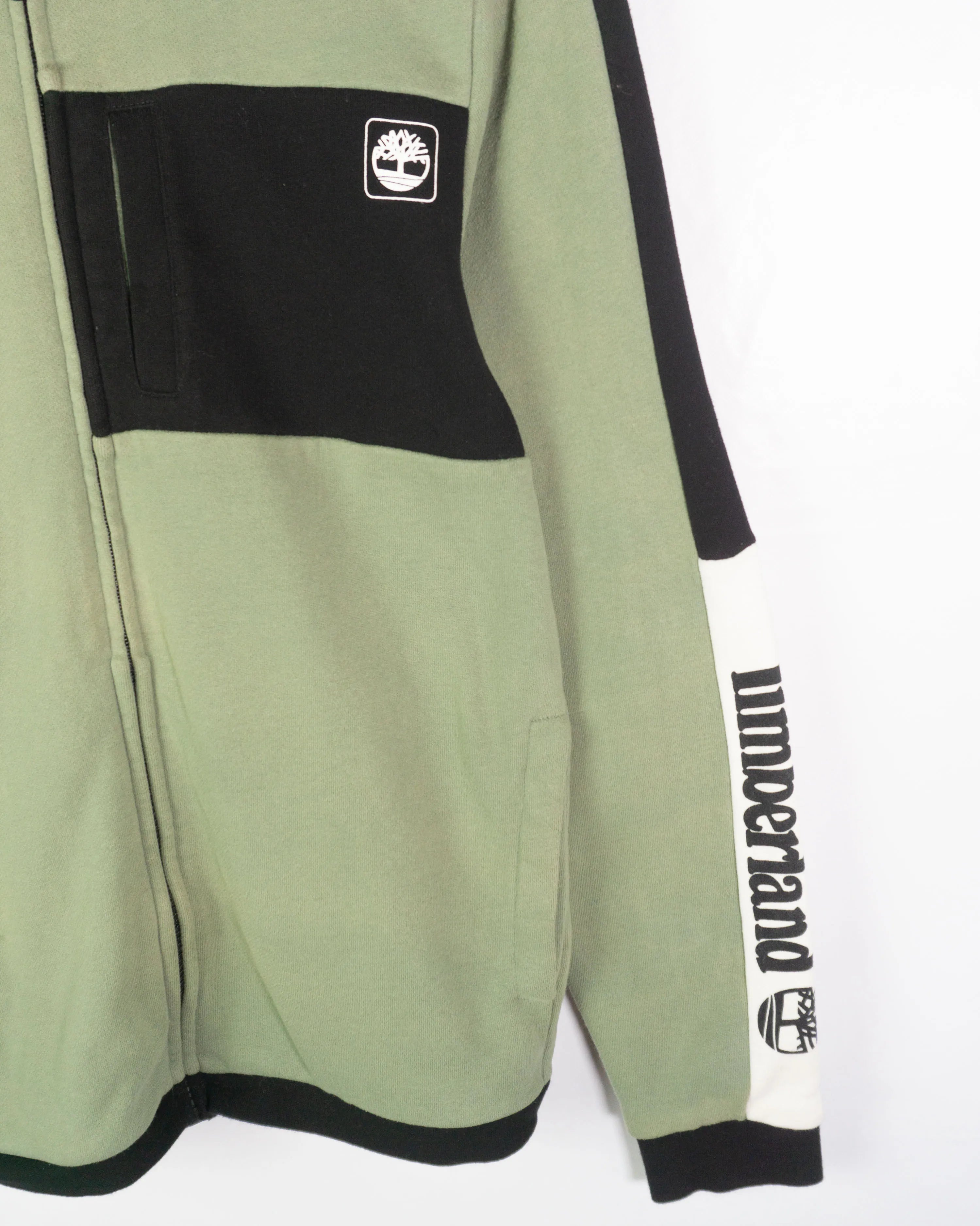 Sudadera con cremallera Timberland marrón/negro S