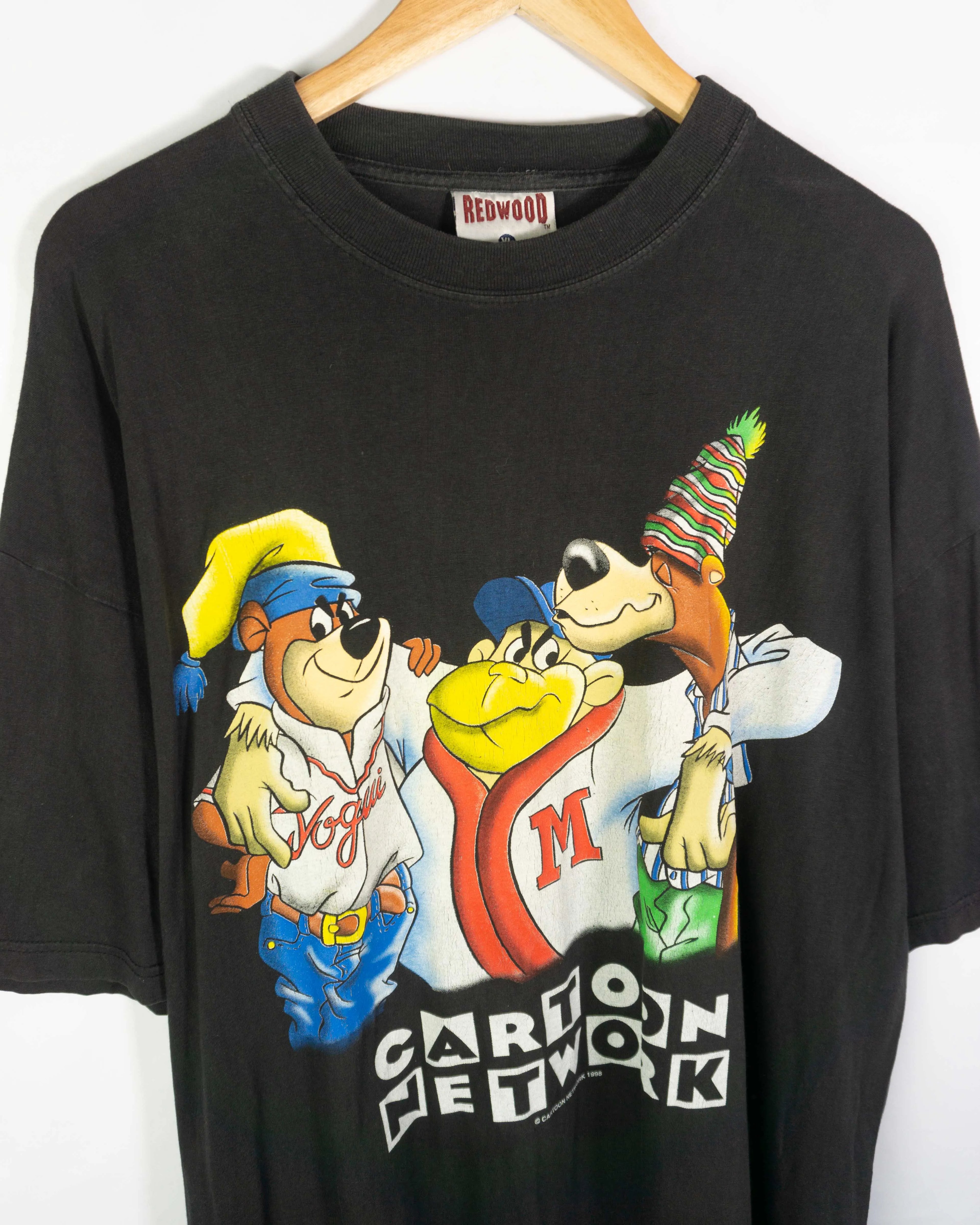 Camiseta manga corta Redwood Cartoon Network 1998 negra XL