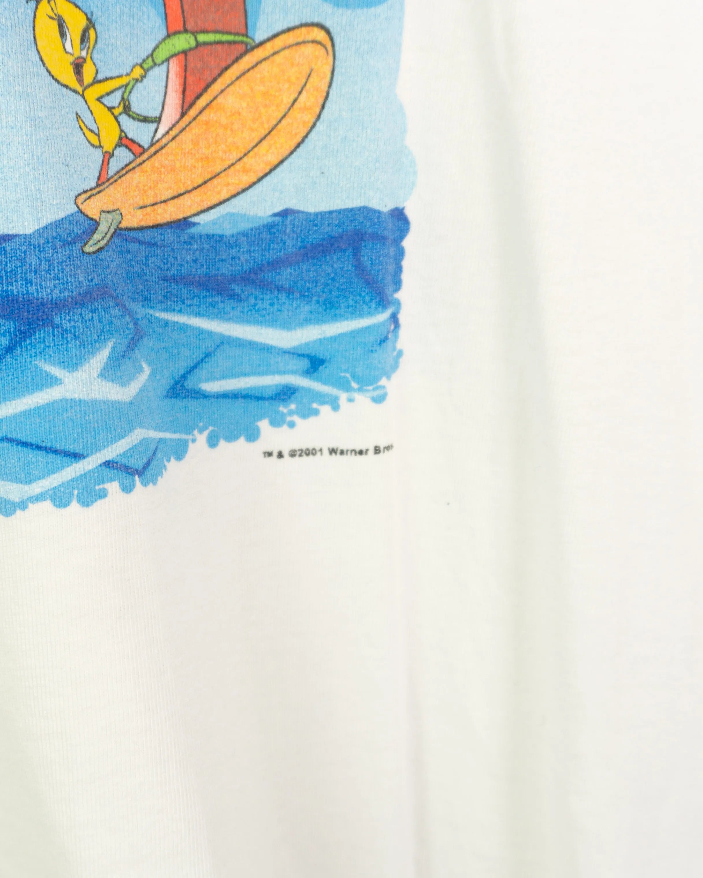 Camiseta Looney tunes vintage 2001 blanca XS