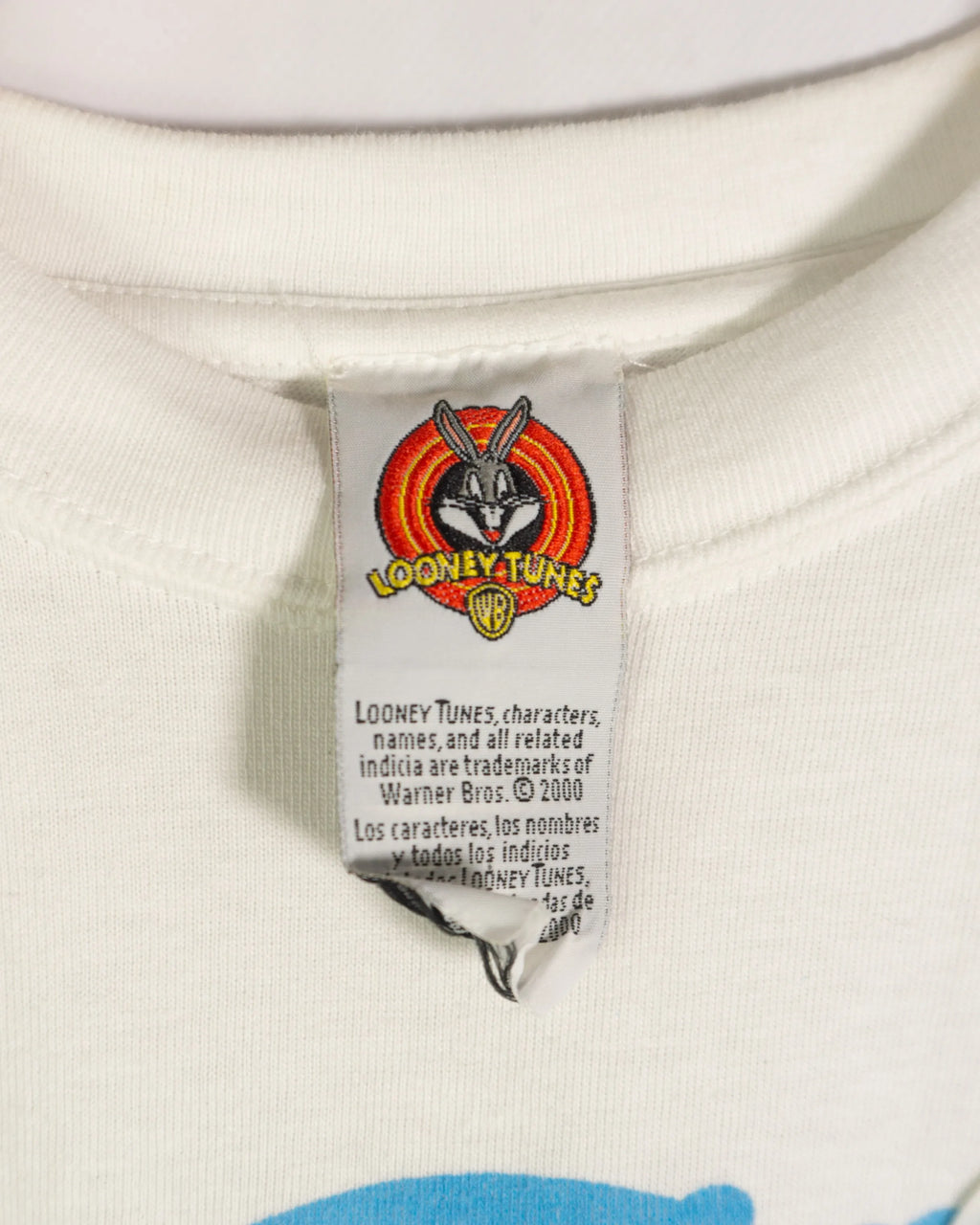Camiseta Looney tunes vintage 2001 blanca XS
