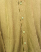 Cárdigan Lacoste vintage 90s marrón XXL