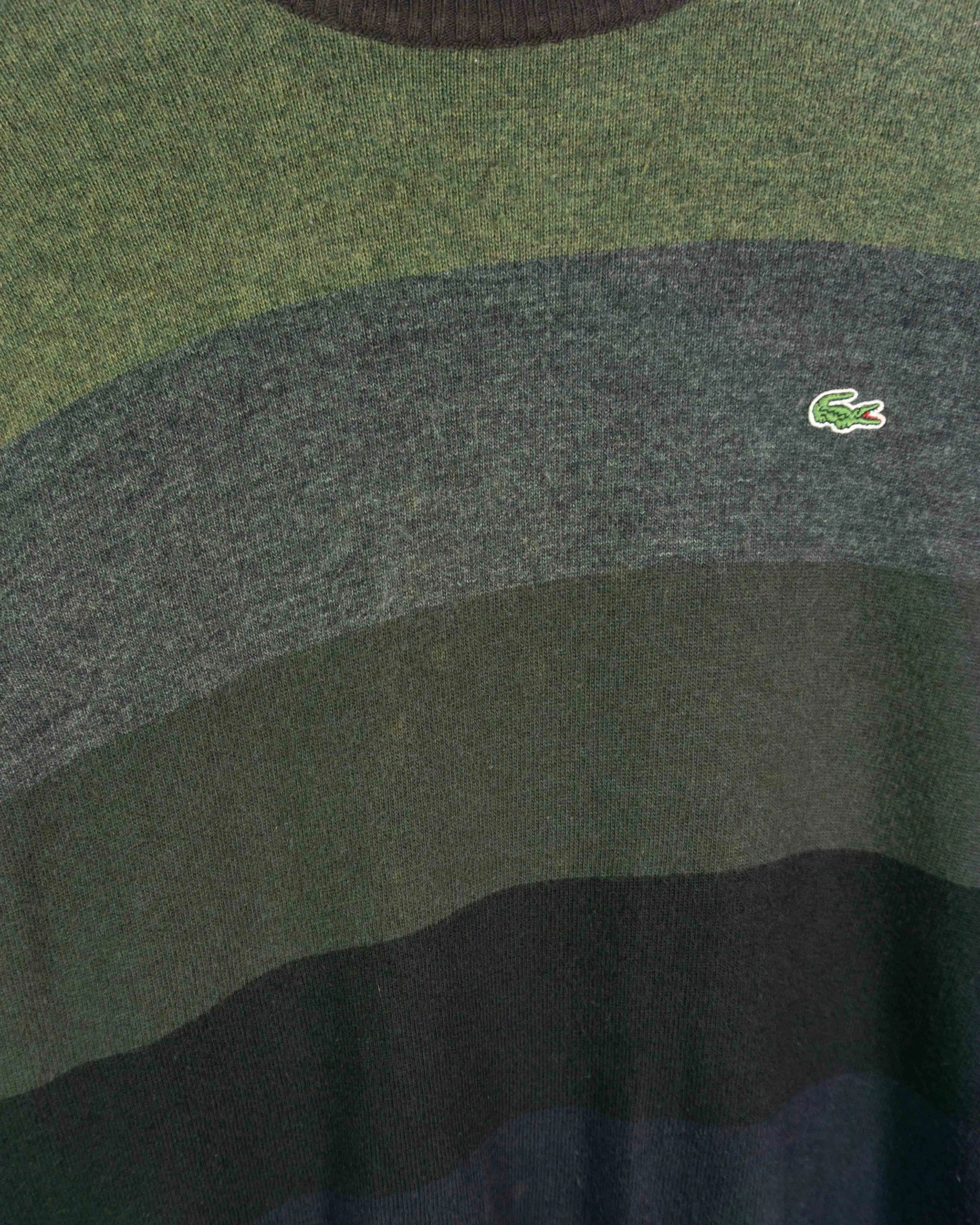 Jersey de lana Lacoste vintage 00s marron S