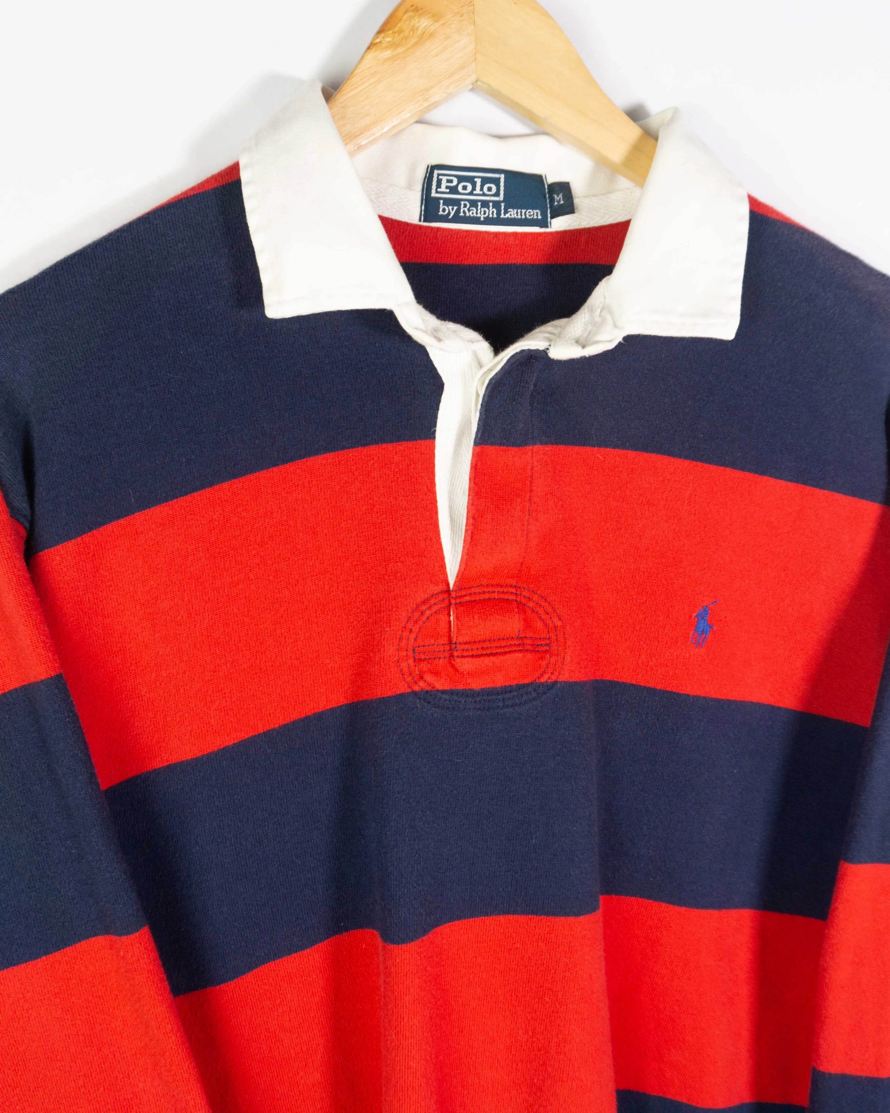 Polo manga larga Ralph Lauren vintage 00s de rayas L