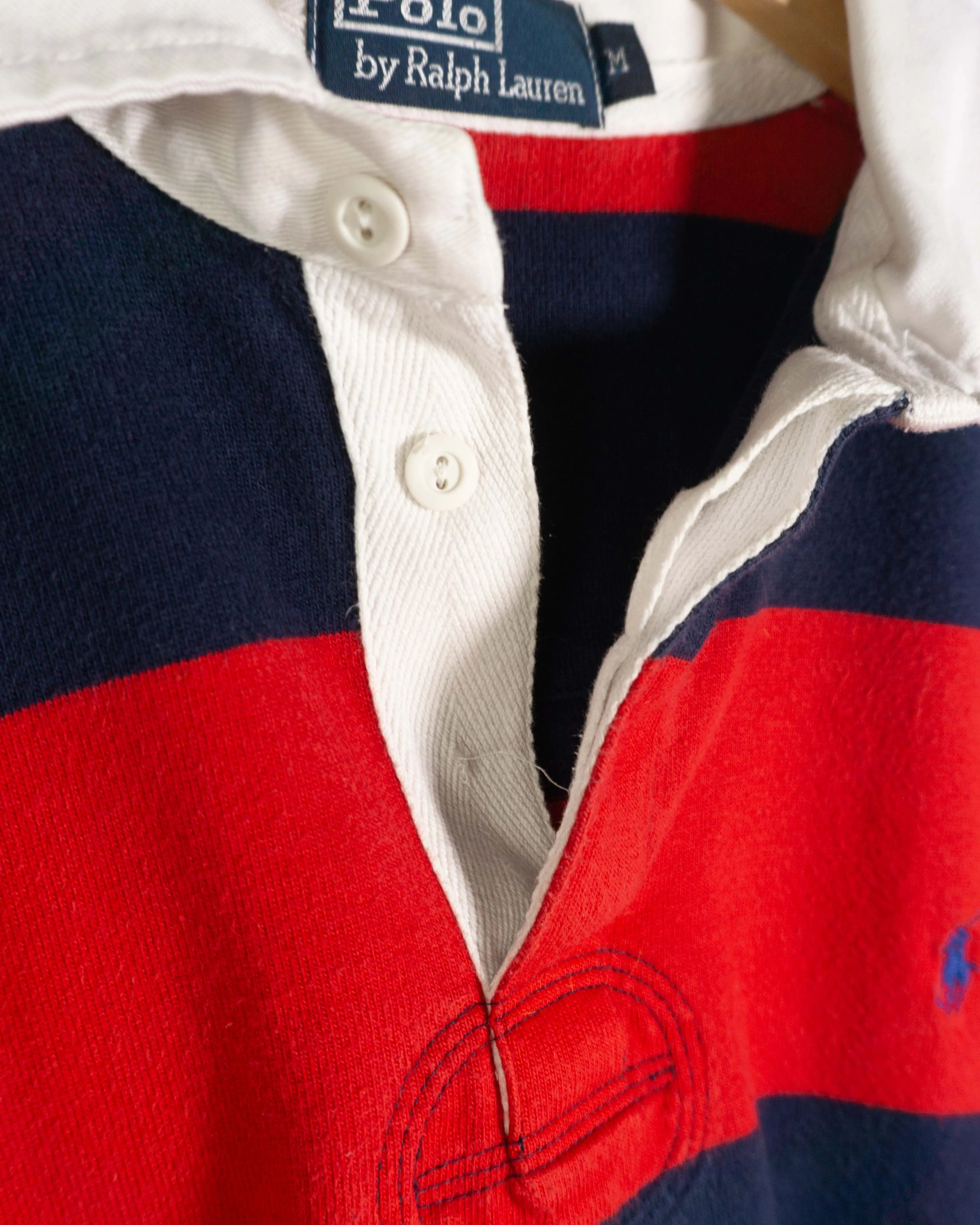 Polo manga larga Ralph Lauren vintage 00s de rayas L