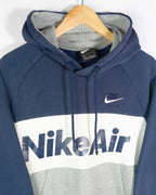Sudadera Nike azul marino/gris L