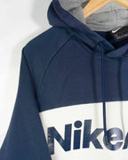 Sudadera Nike azul marino/gris L