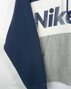 Sudadera Nike azul marino/gris L