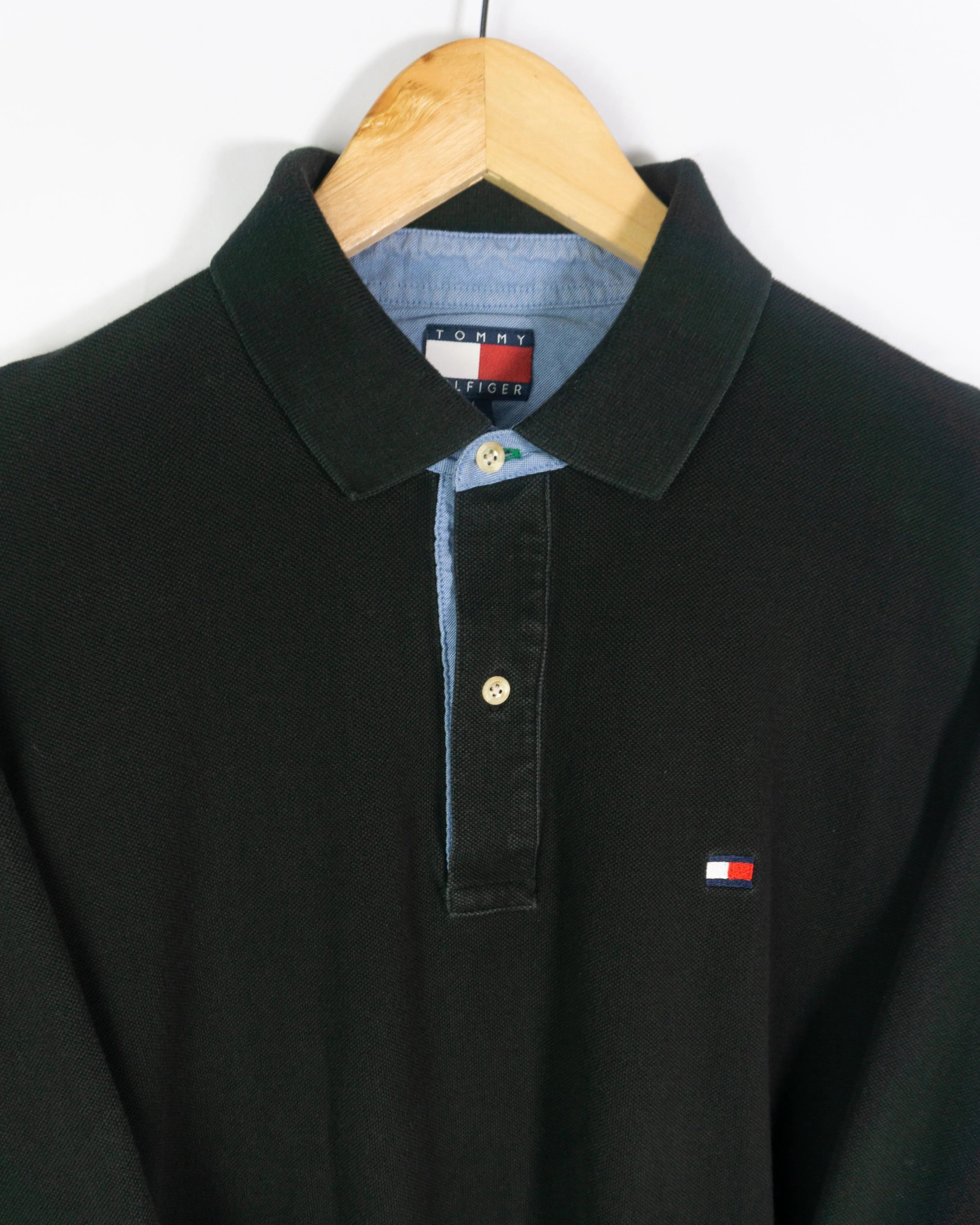 Polo manga marga Tommy Hilfiger vintage L