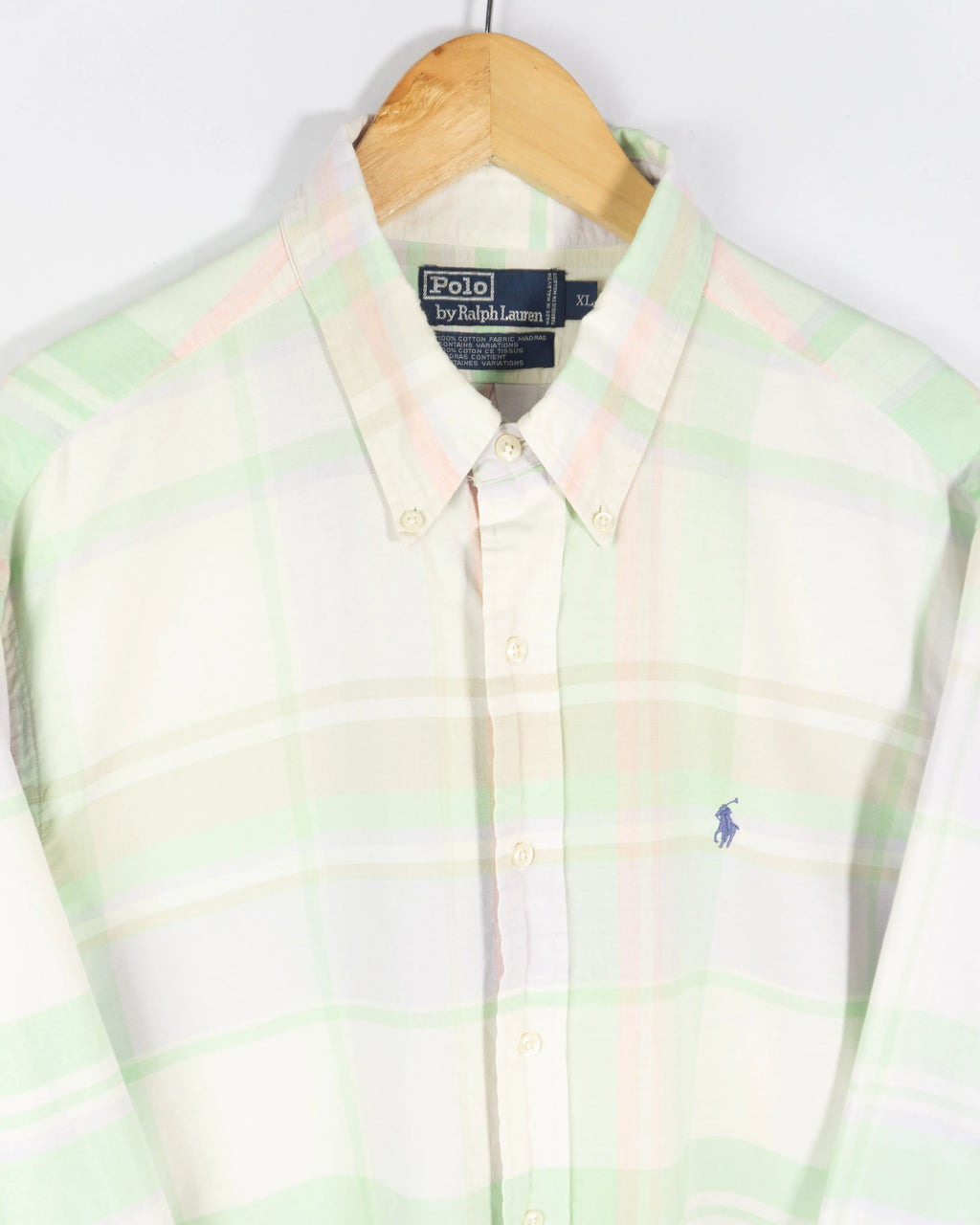 Camisa Ralph Lauren vintage 90s de cuadros XL