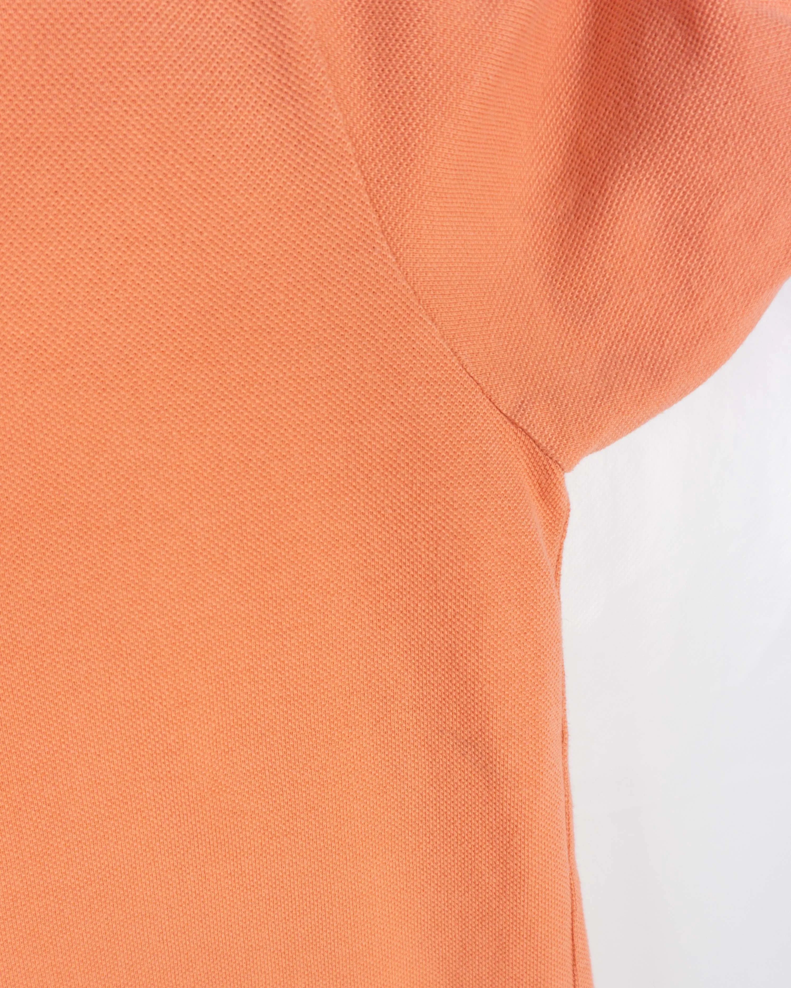 Polo Lacoste vintage 00s naranja S