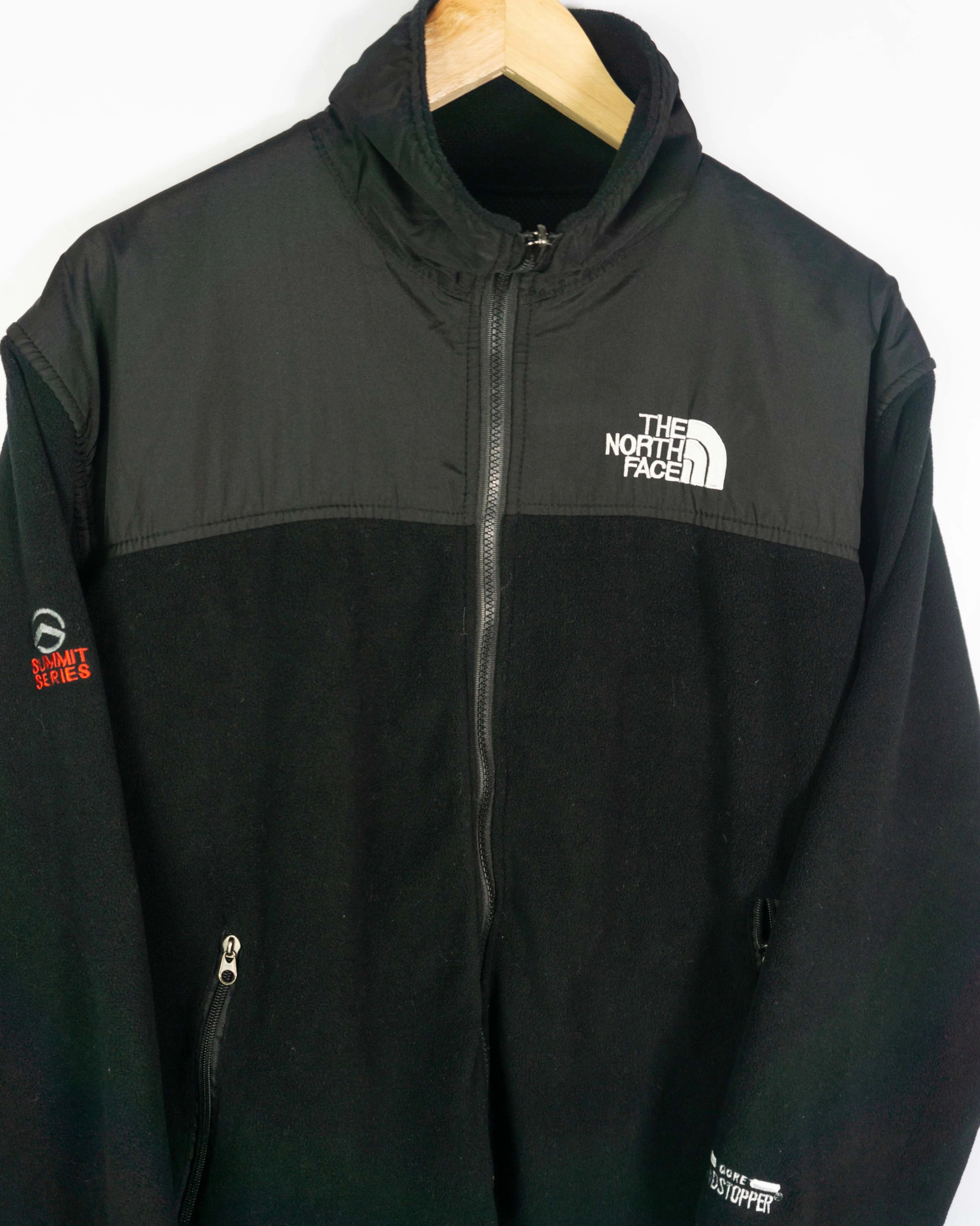 Forro polar negro The North Face vintage 90s negro M