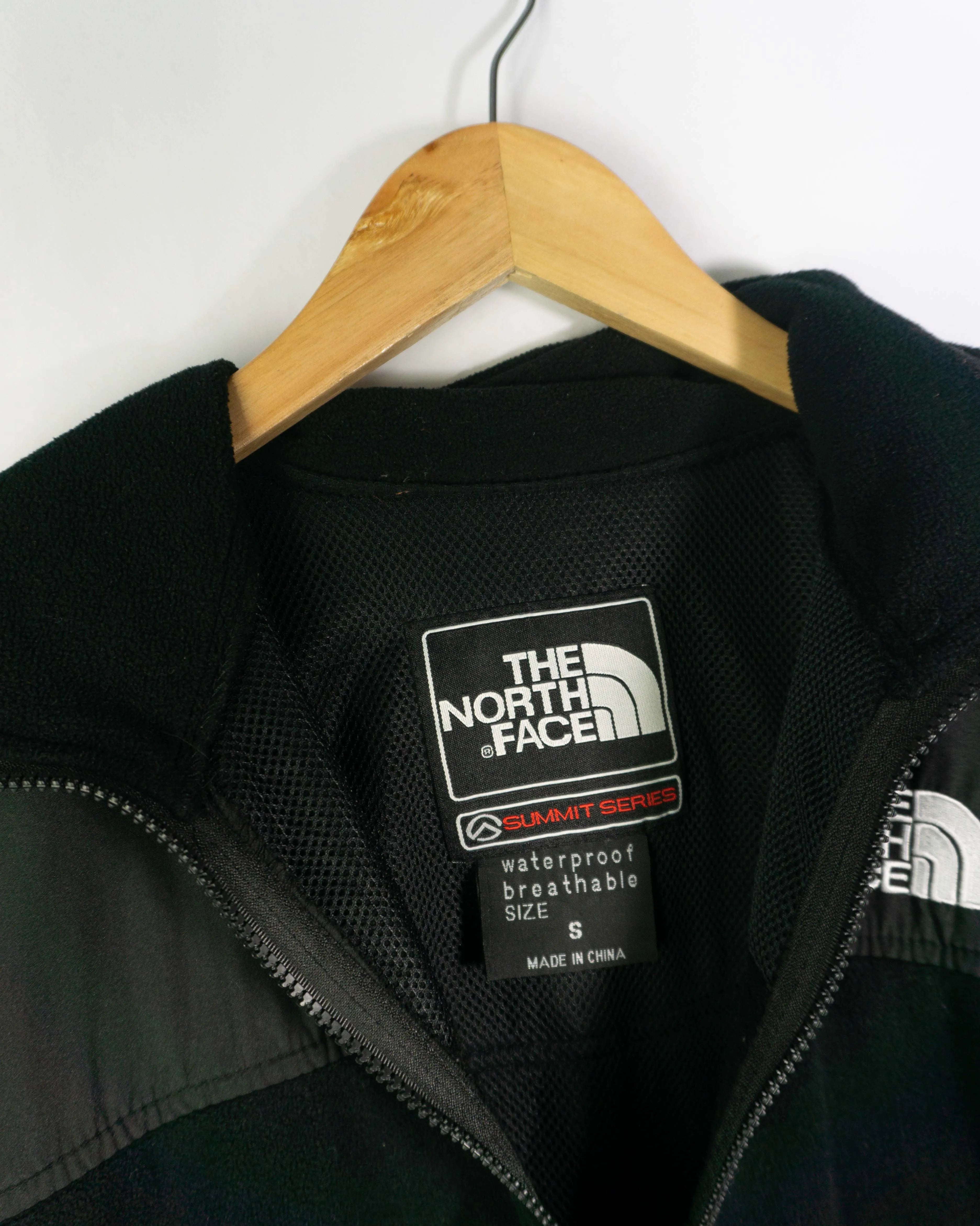 Forro polar negro The North Face vintage 90s negro M
