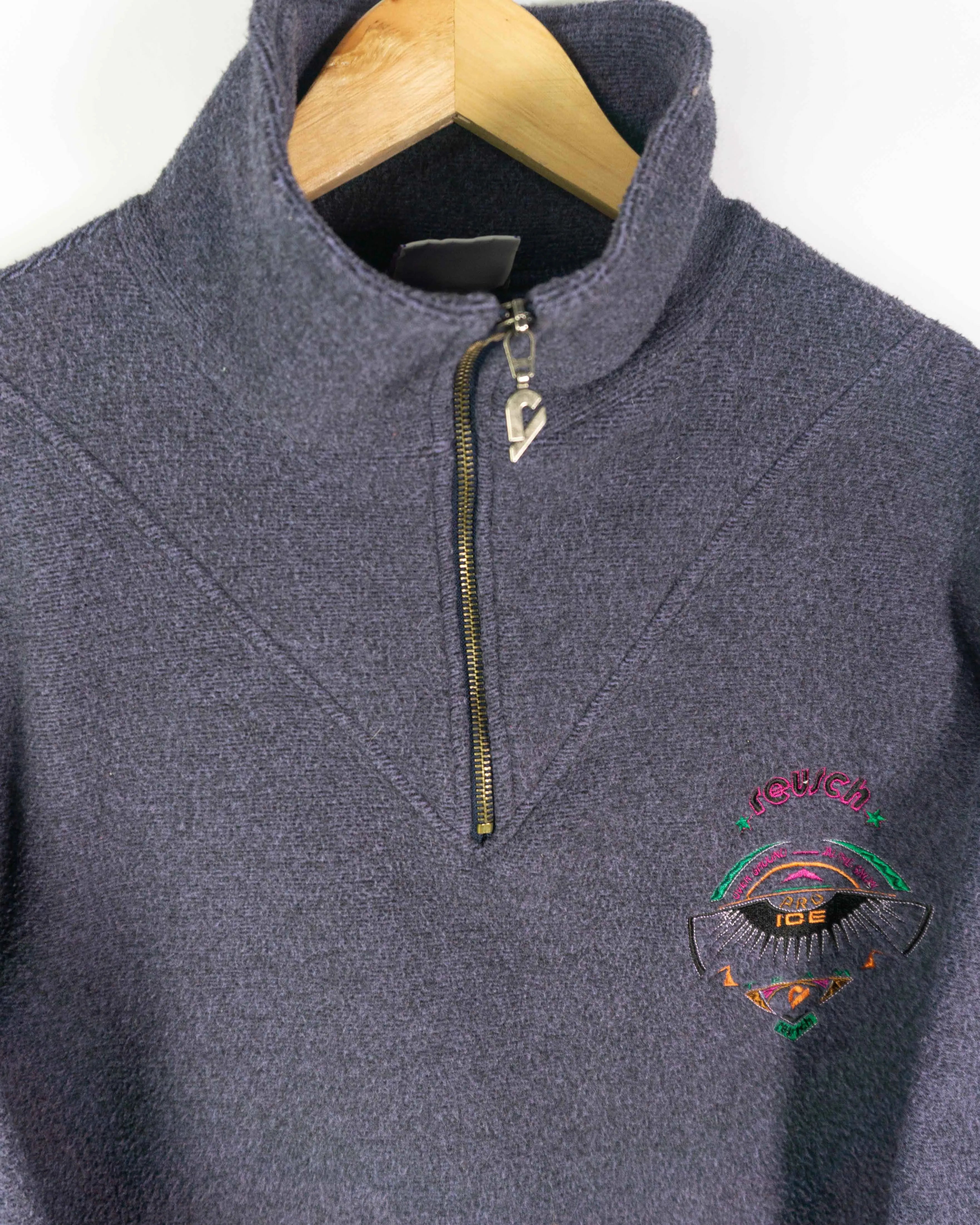 Forro polar 1/4 zip Reusch vintage 90s M