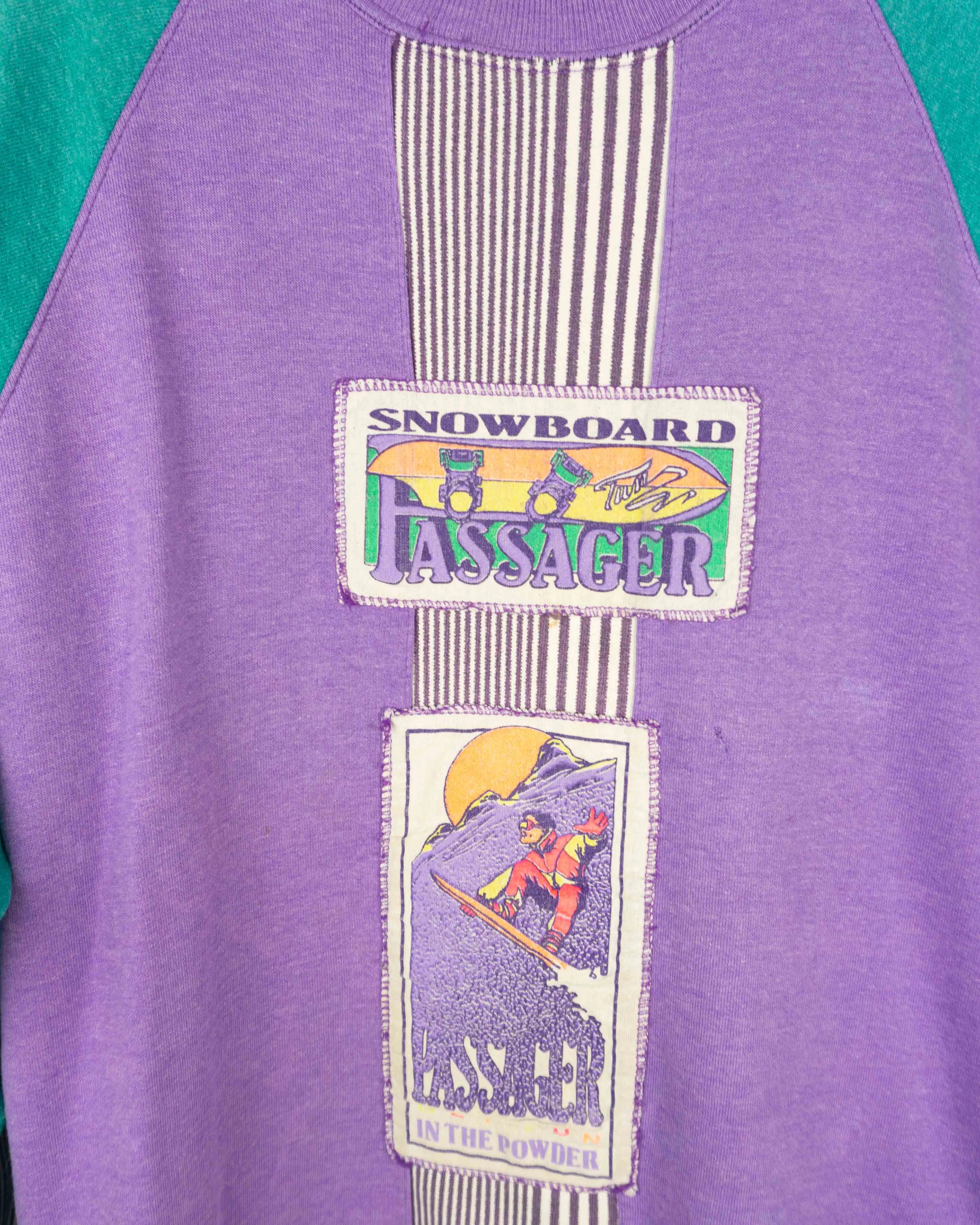 Sudadera estampada vintage 90s M