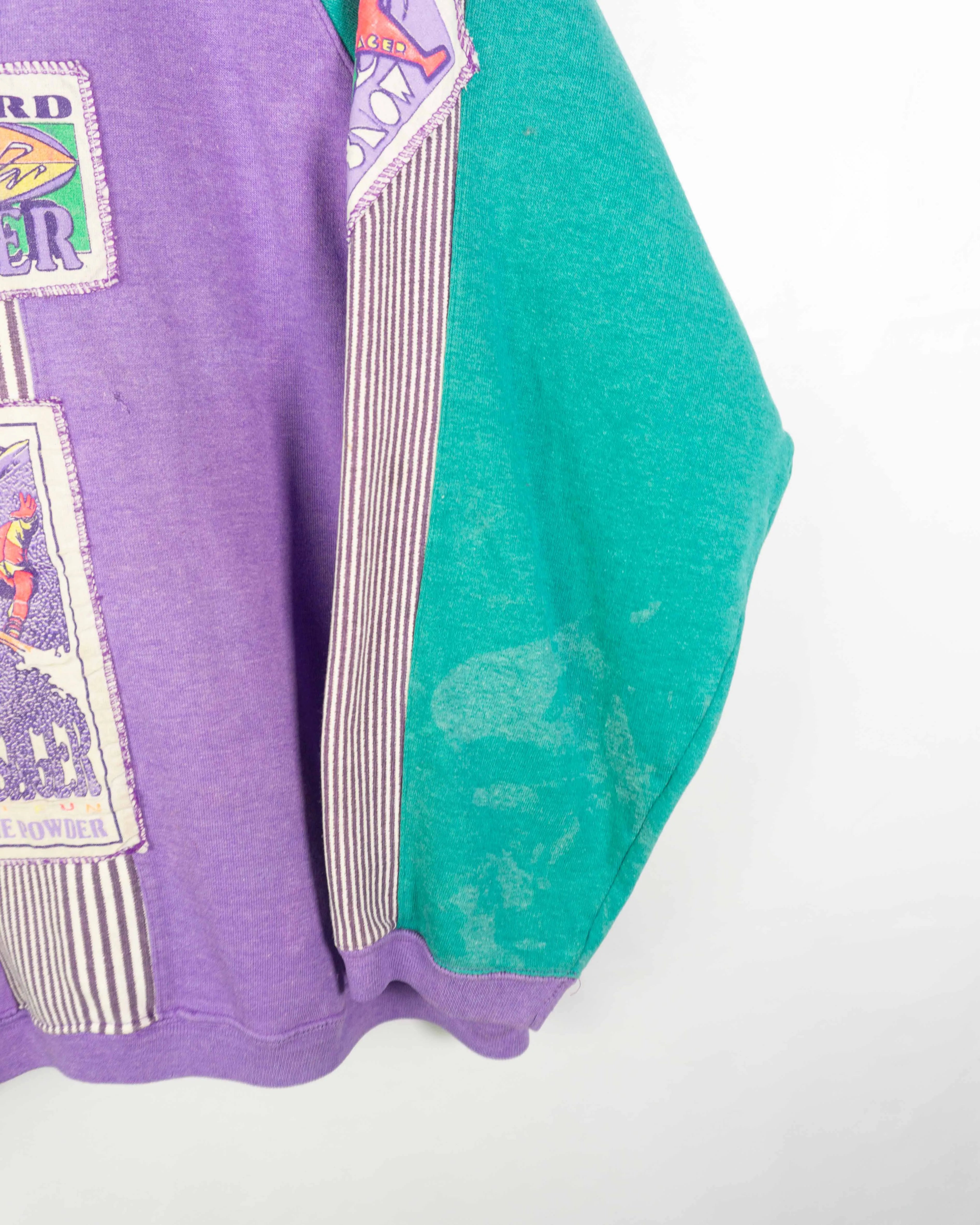 Sudadera estampada vintage 90s M