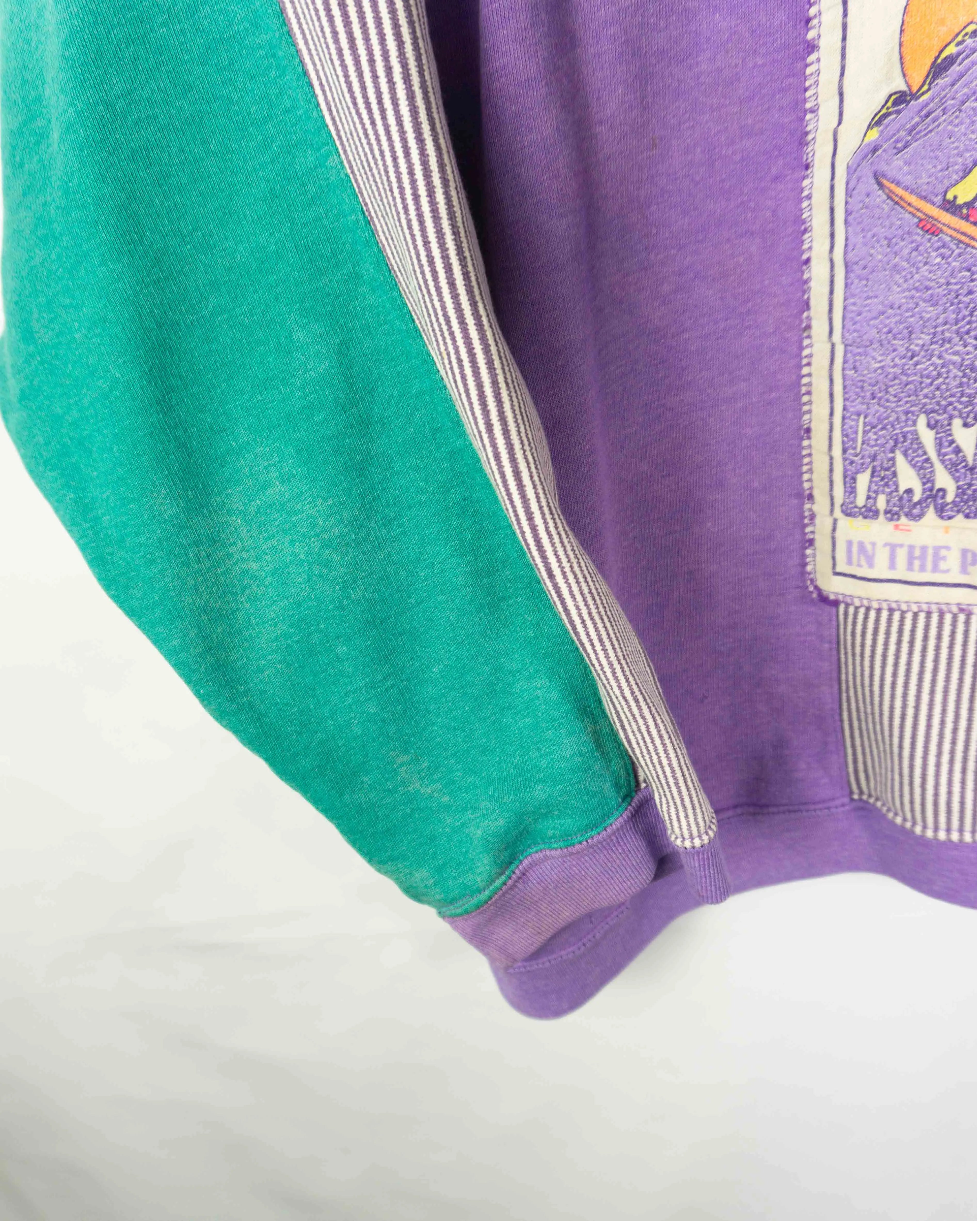 Sudadera estampada vintage 90s M
