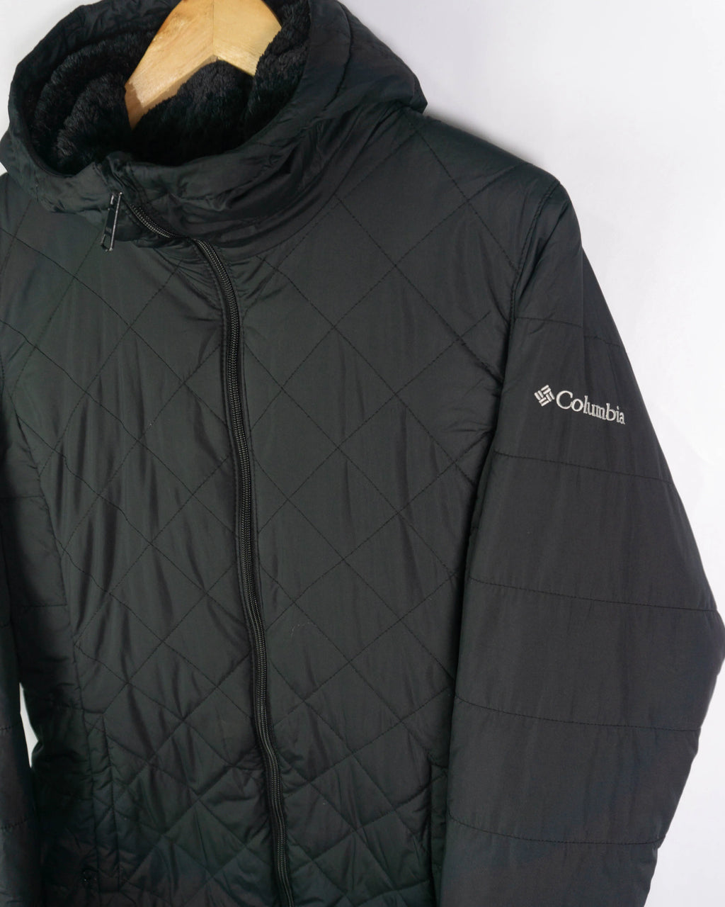 Abrigo acolchado mujer Columbia negro M