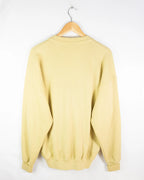 Cárdigan Lacoste vintage 90s amarillo XL