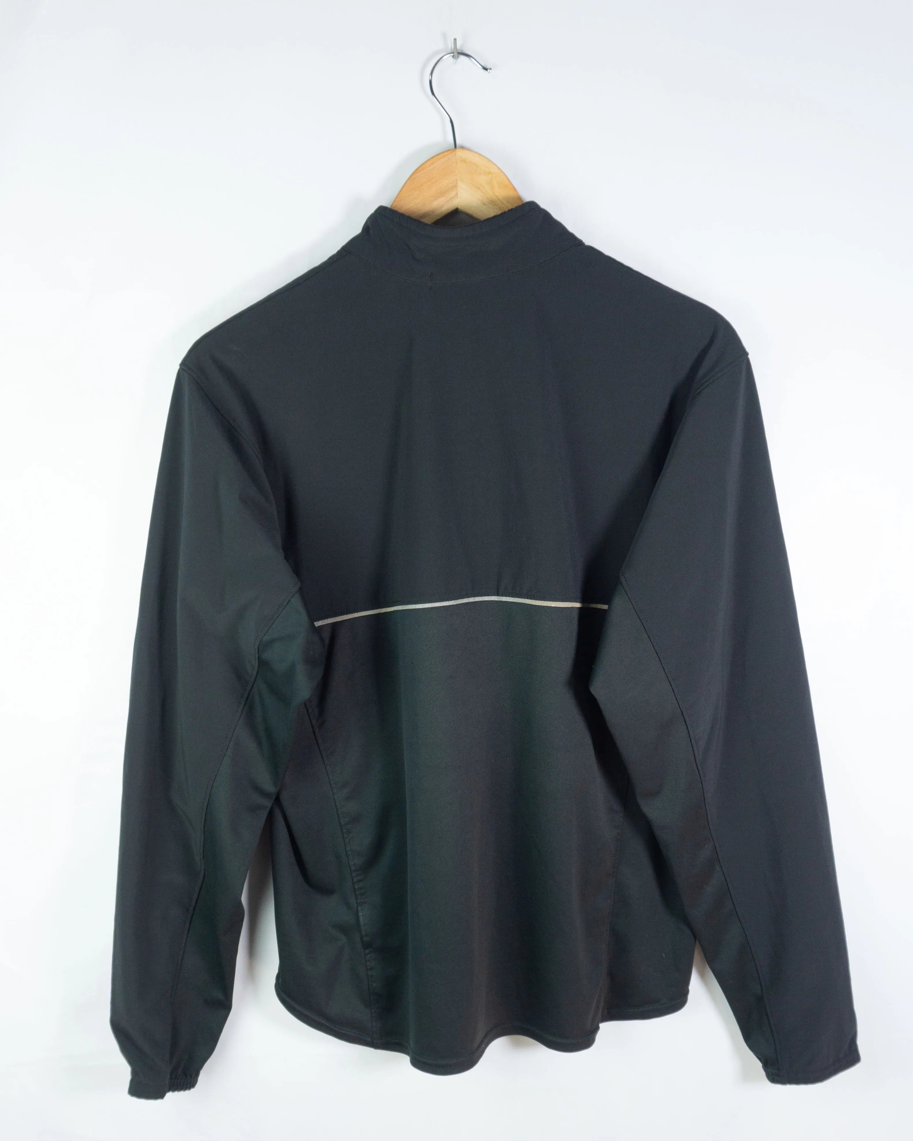 Jersey cortavientos 1/4 zip Nike vintage 00s negro S
