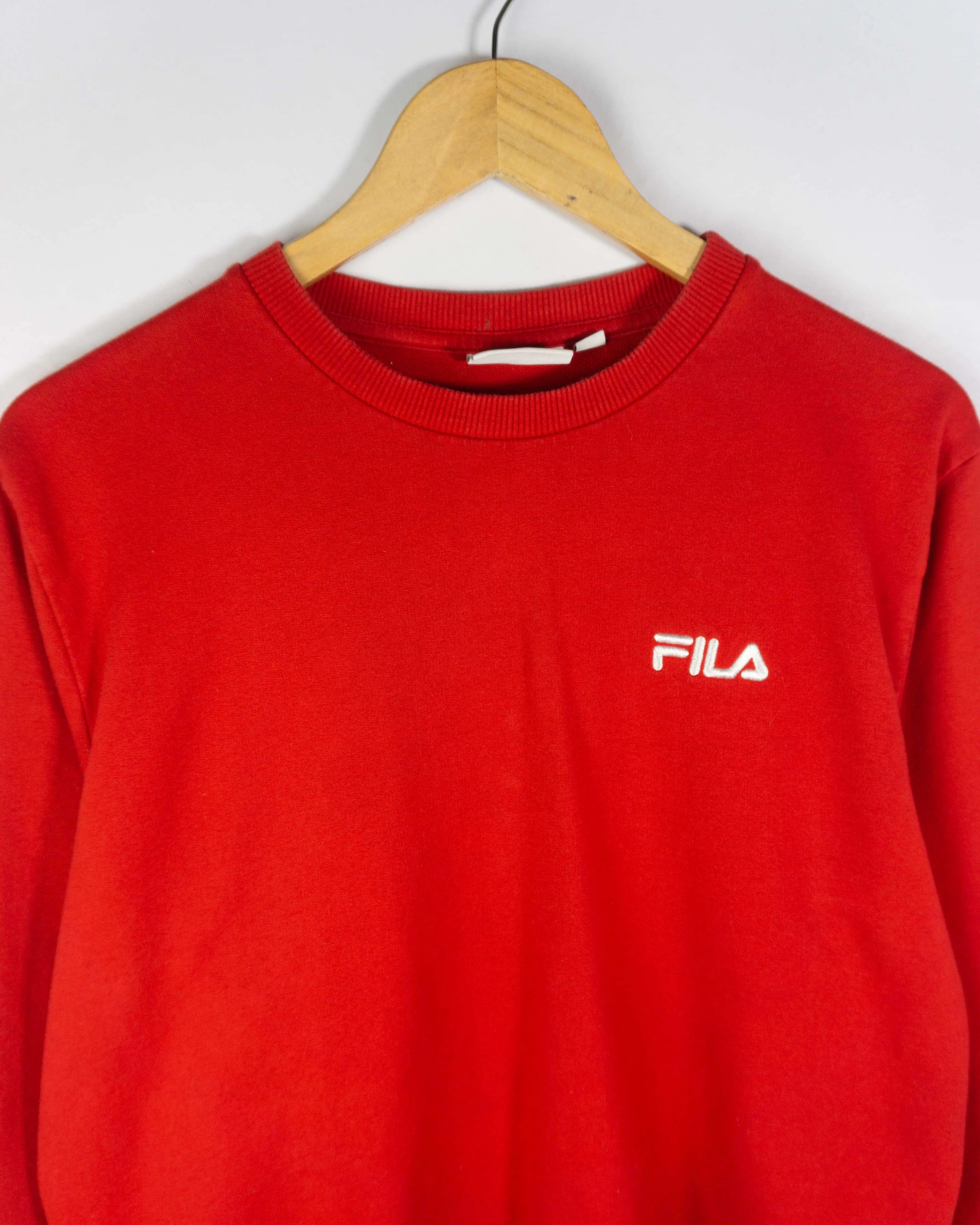Sudadera bordado Fila rojo M