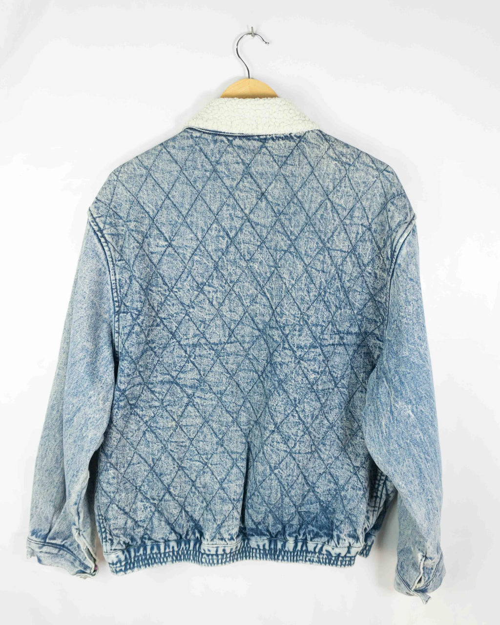 Chaqueta vaquera cuello borrego vintage 90s L