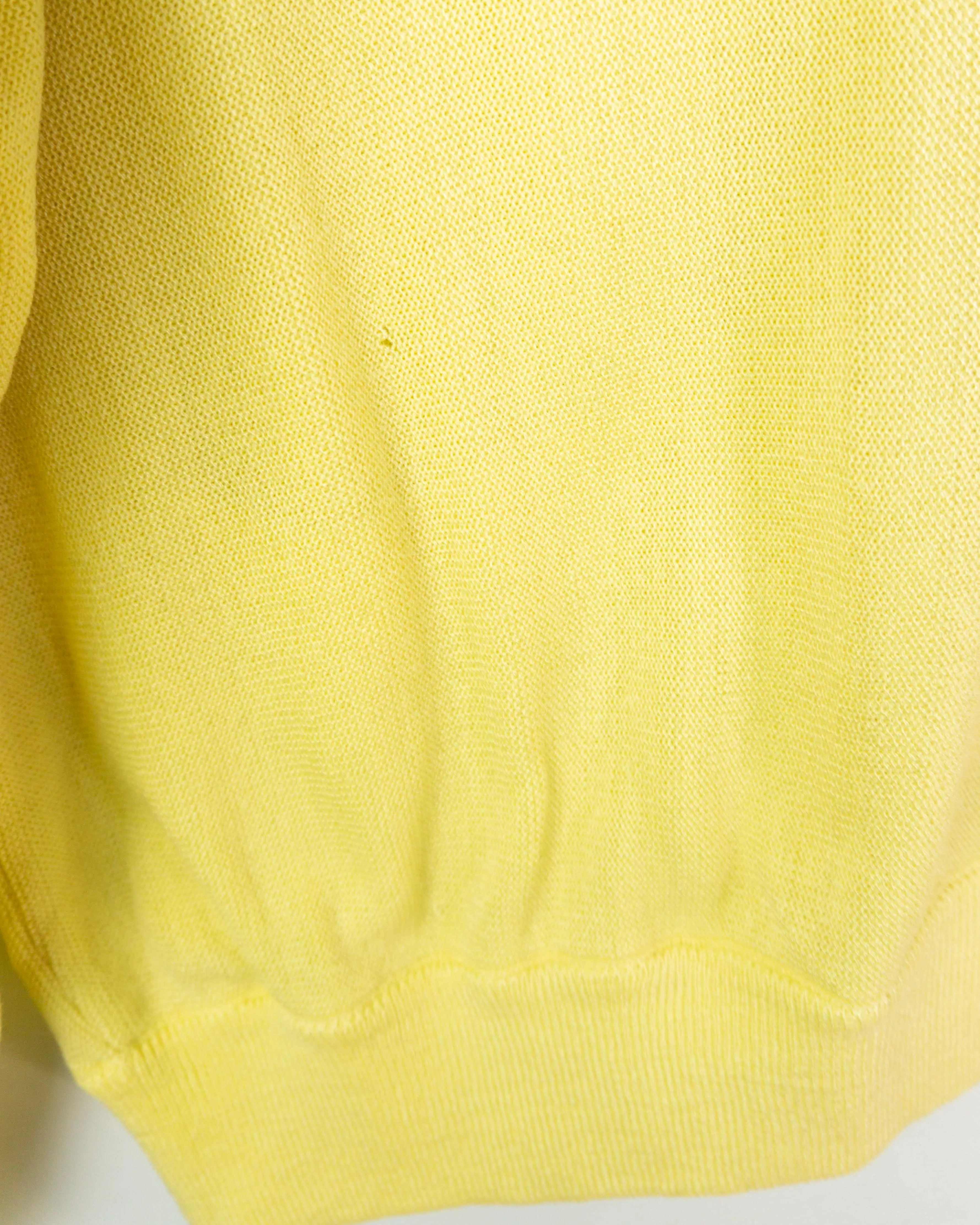 Cárdigan Lacoste vintage 90s amarillo M