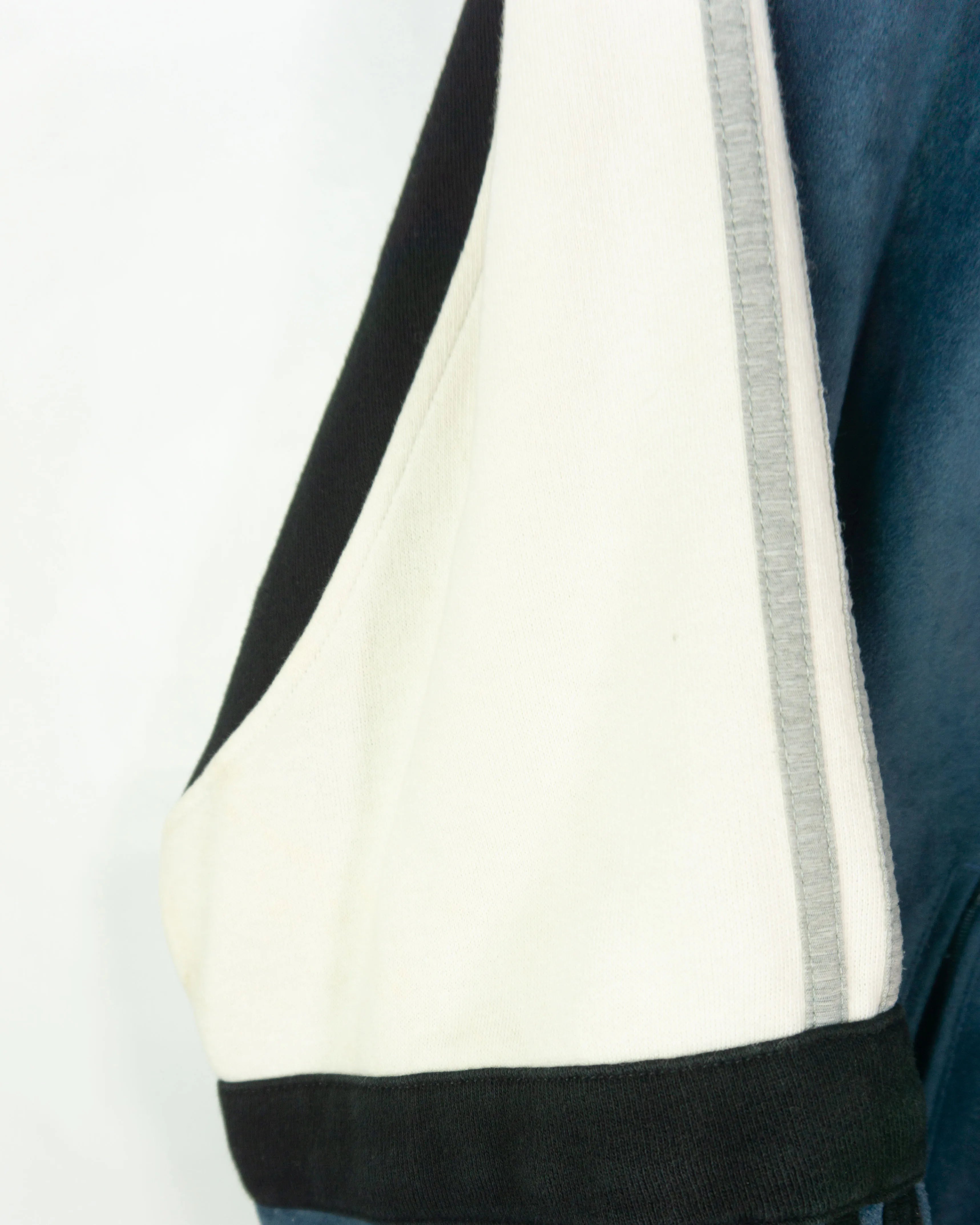 Chaqueta deportiva Adidas vintage 90s verde/negro/blanco M oversize