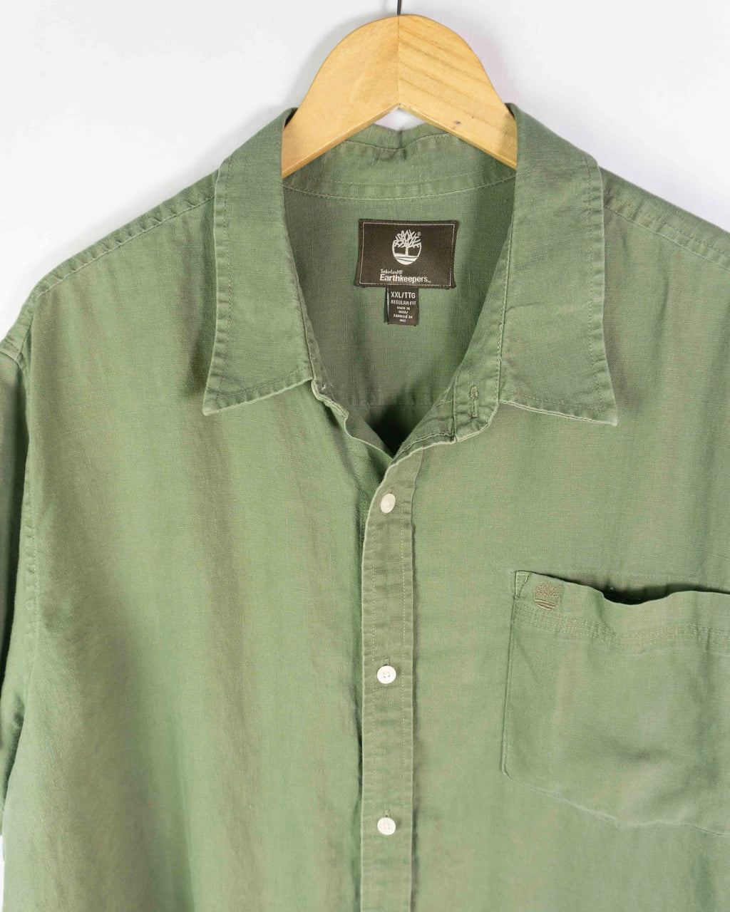 Camisa de lino Timberland marrón XXL