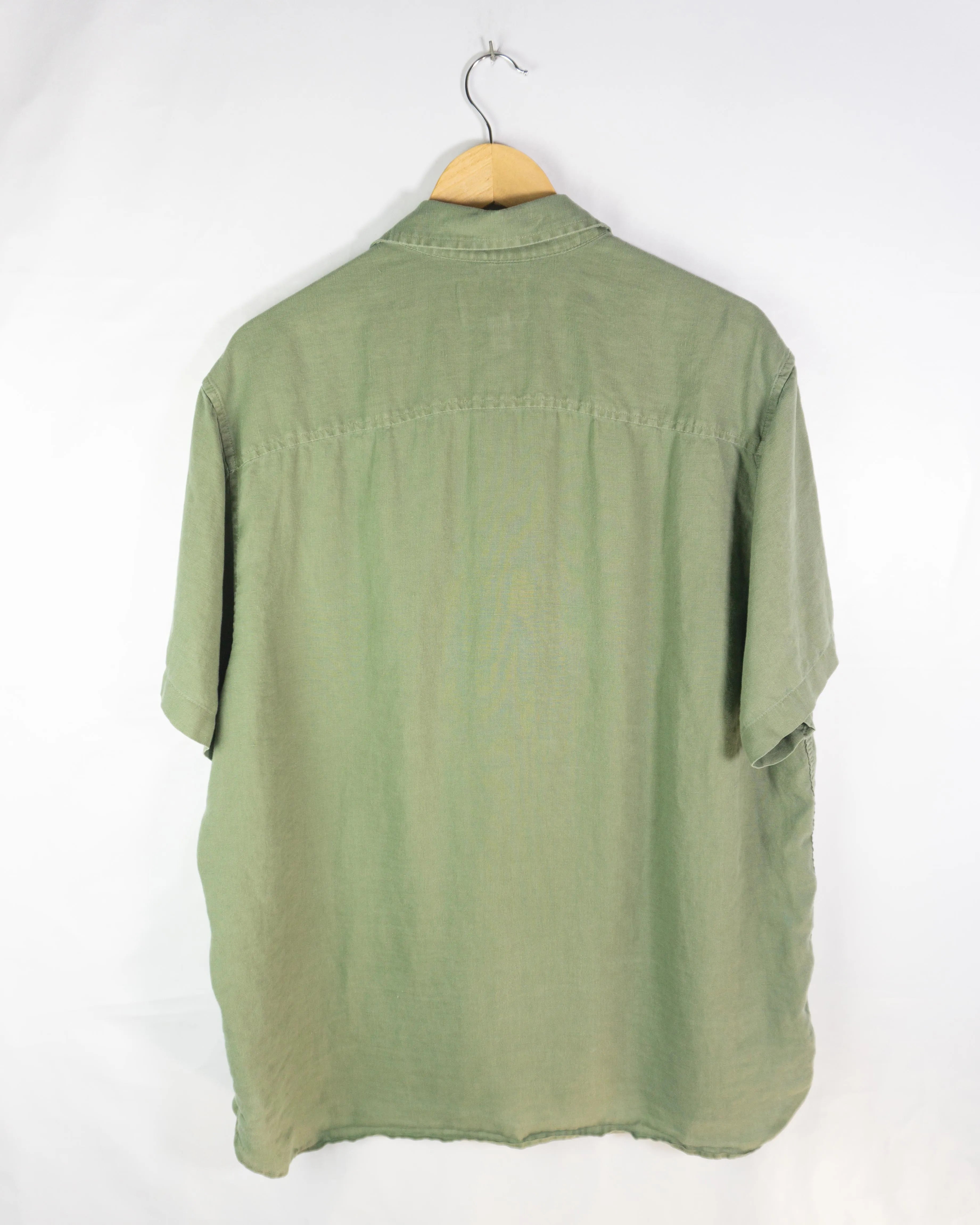 Camisa de lino Timberland marrón XXL