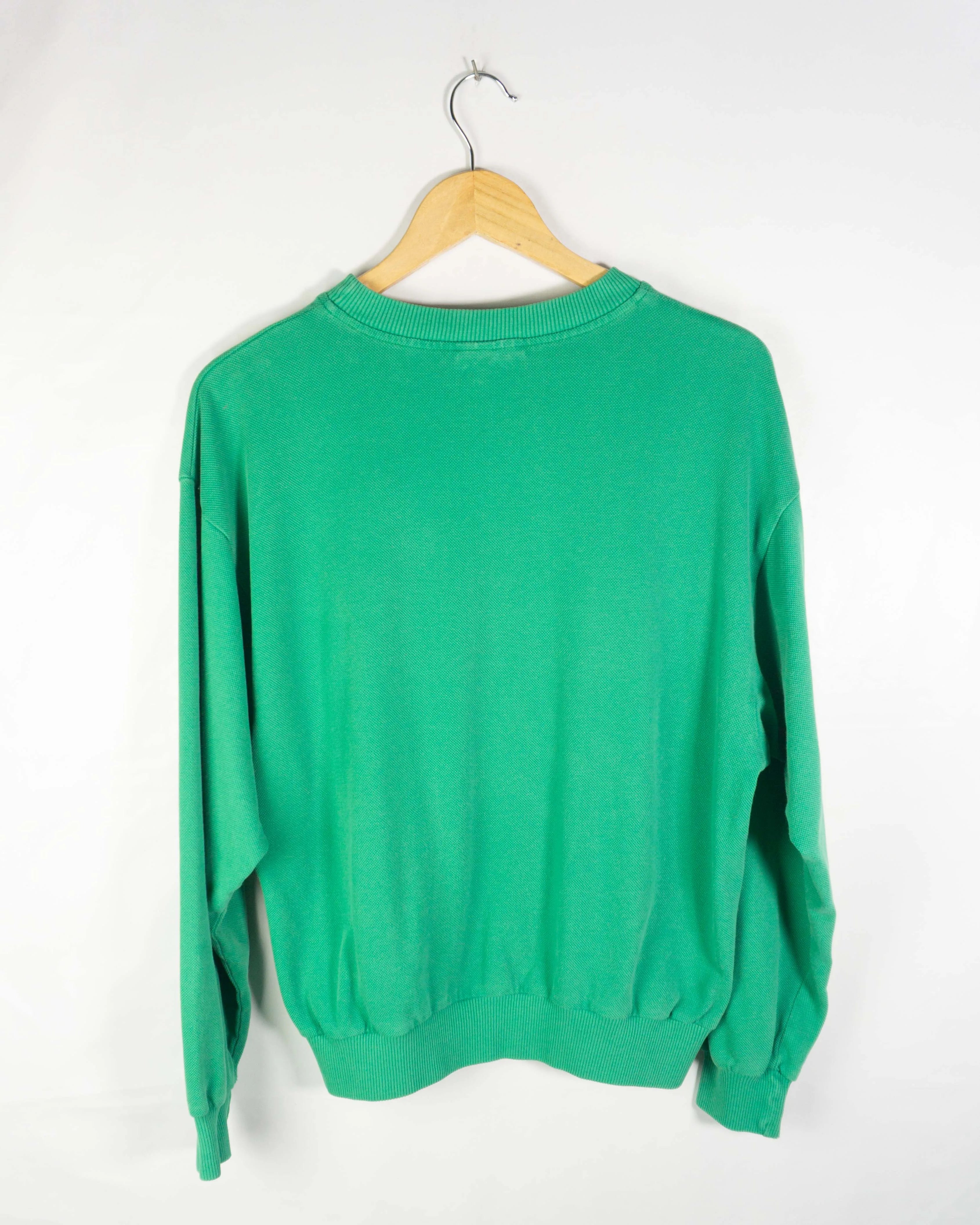 Sudadera Lacoste vintage 90s verde M