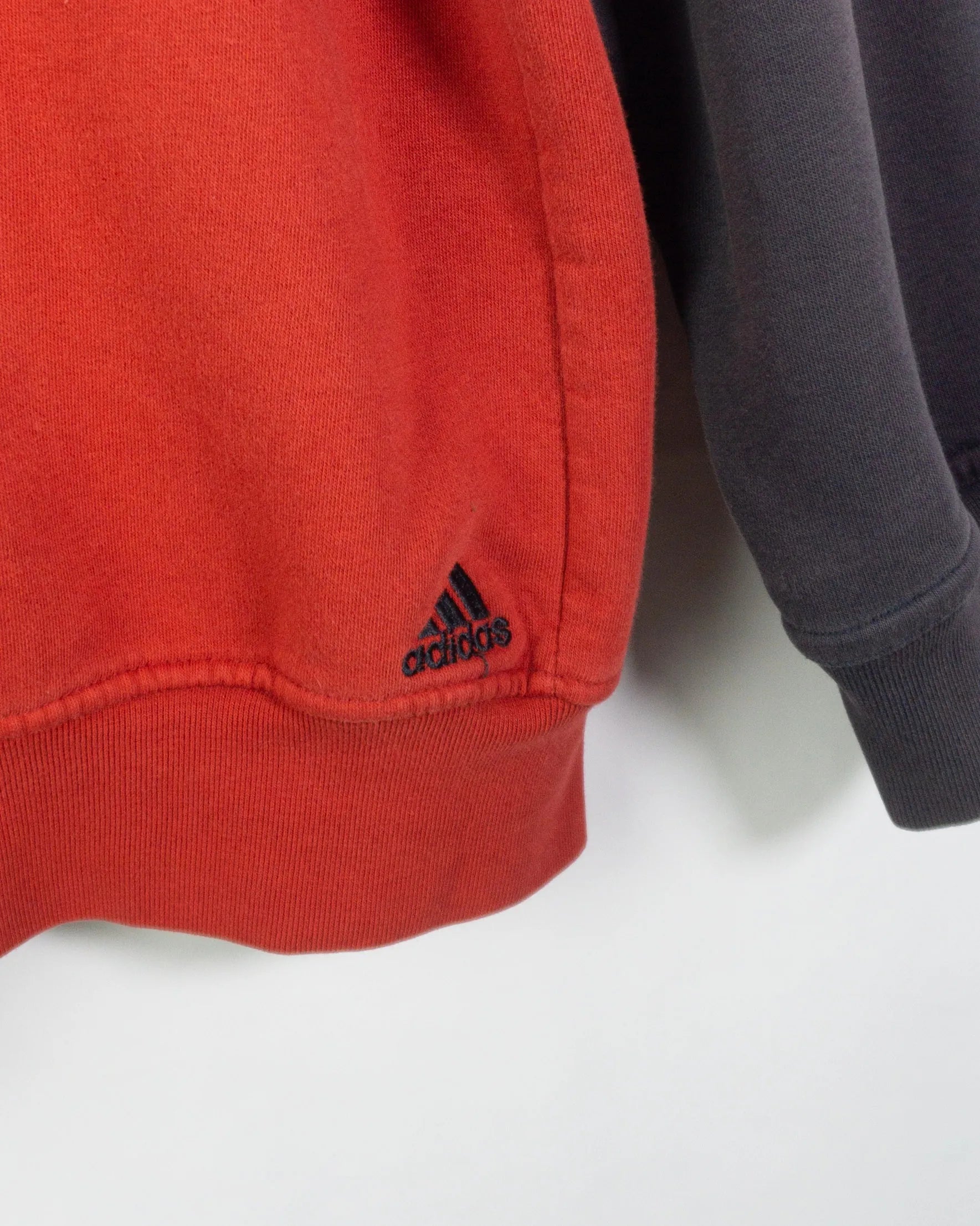 Sudadera con cremallera Adidas vintage 00s roja L